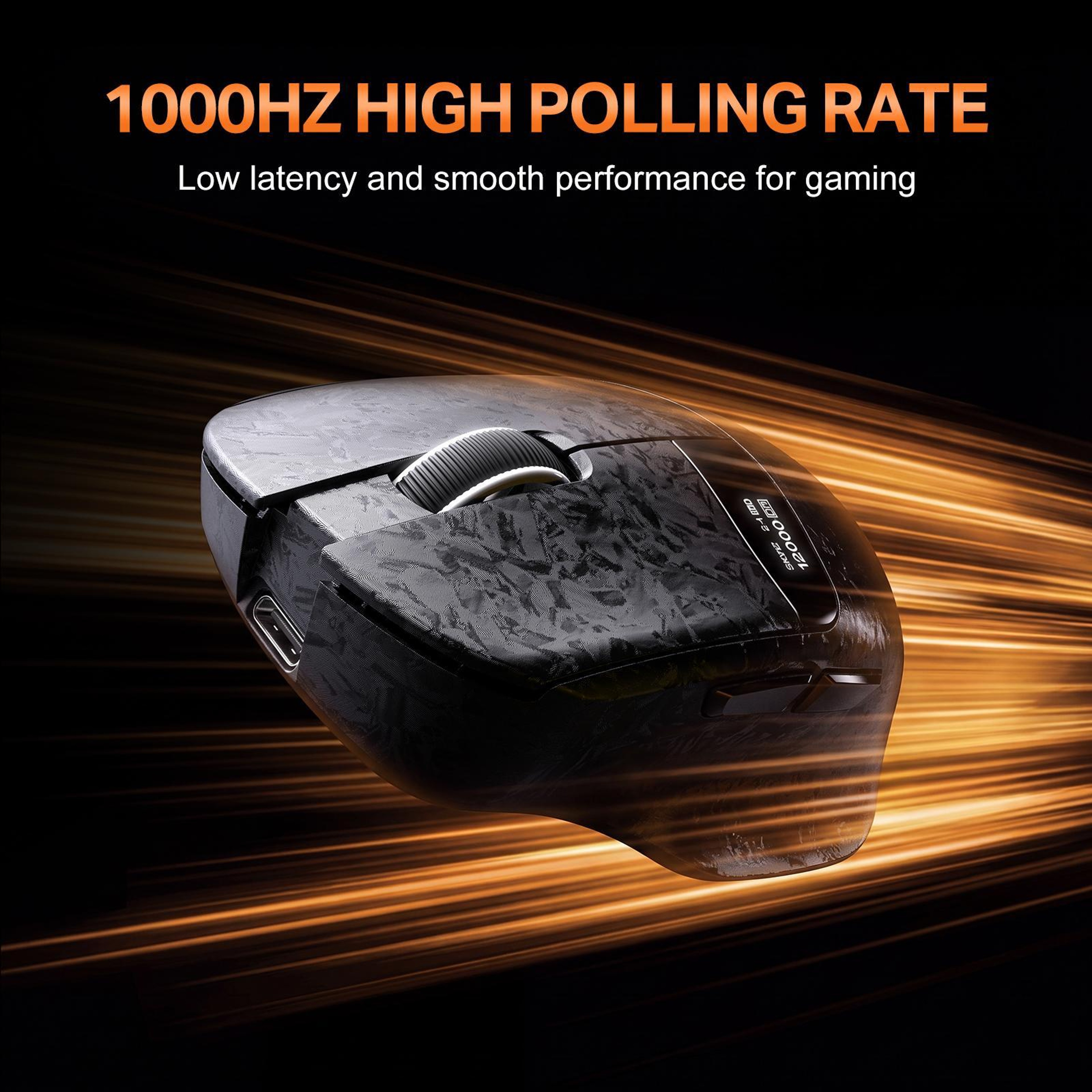 DM08 Composite Carbon Fiber Wireless Gaming Mouse With Bluetooth 6
