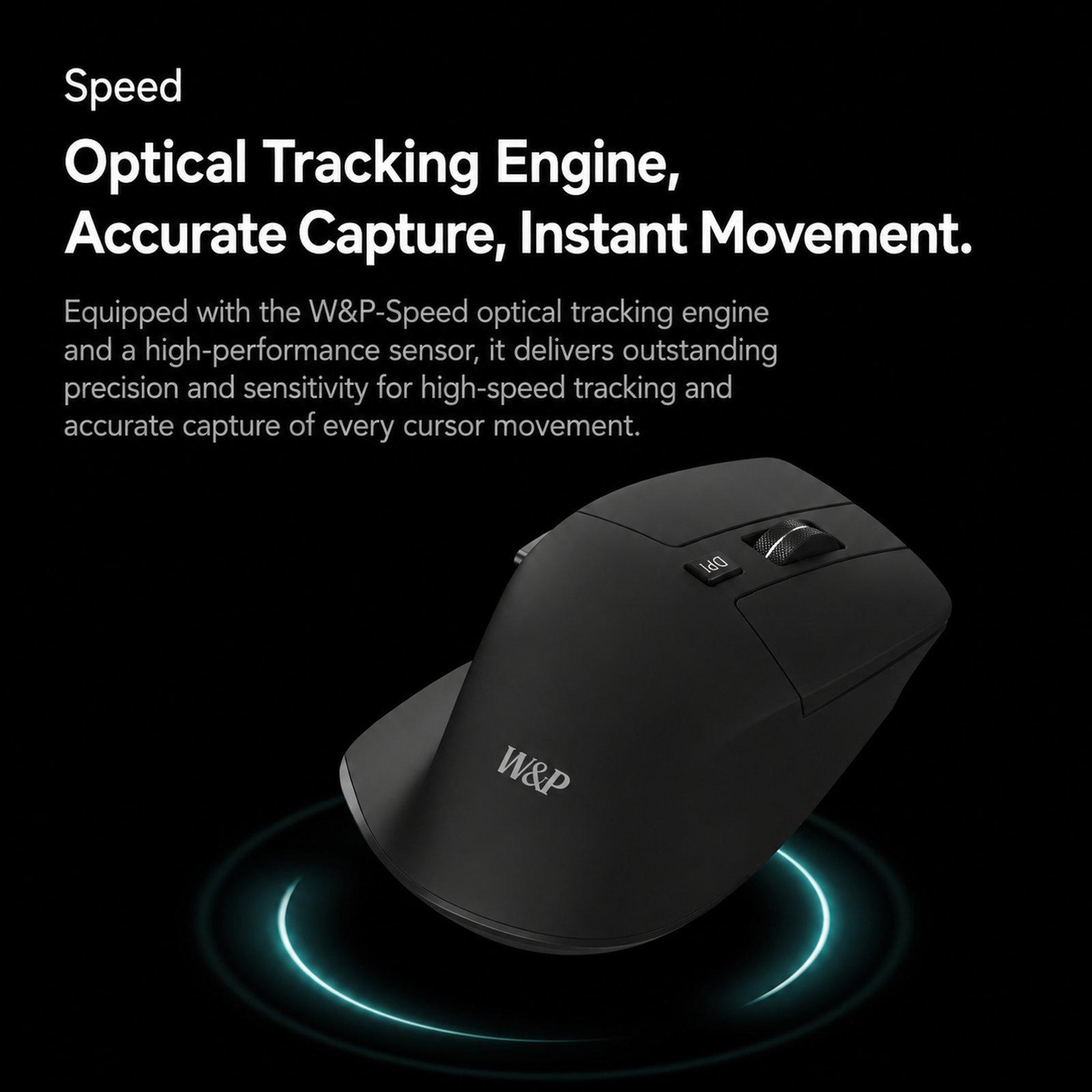 Wireless Ergonomic Mouse With TriMode Bluetooth And Silent Clicks 7