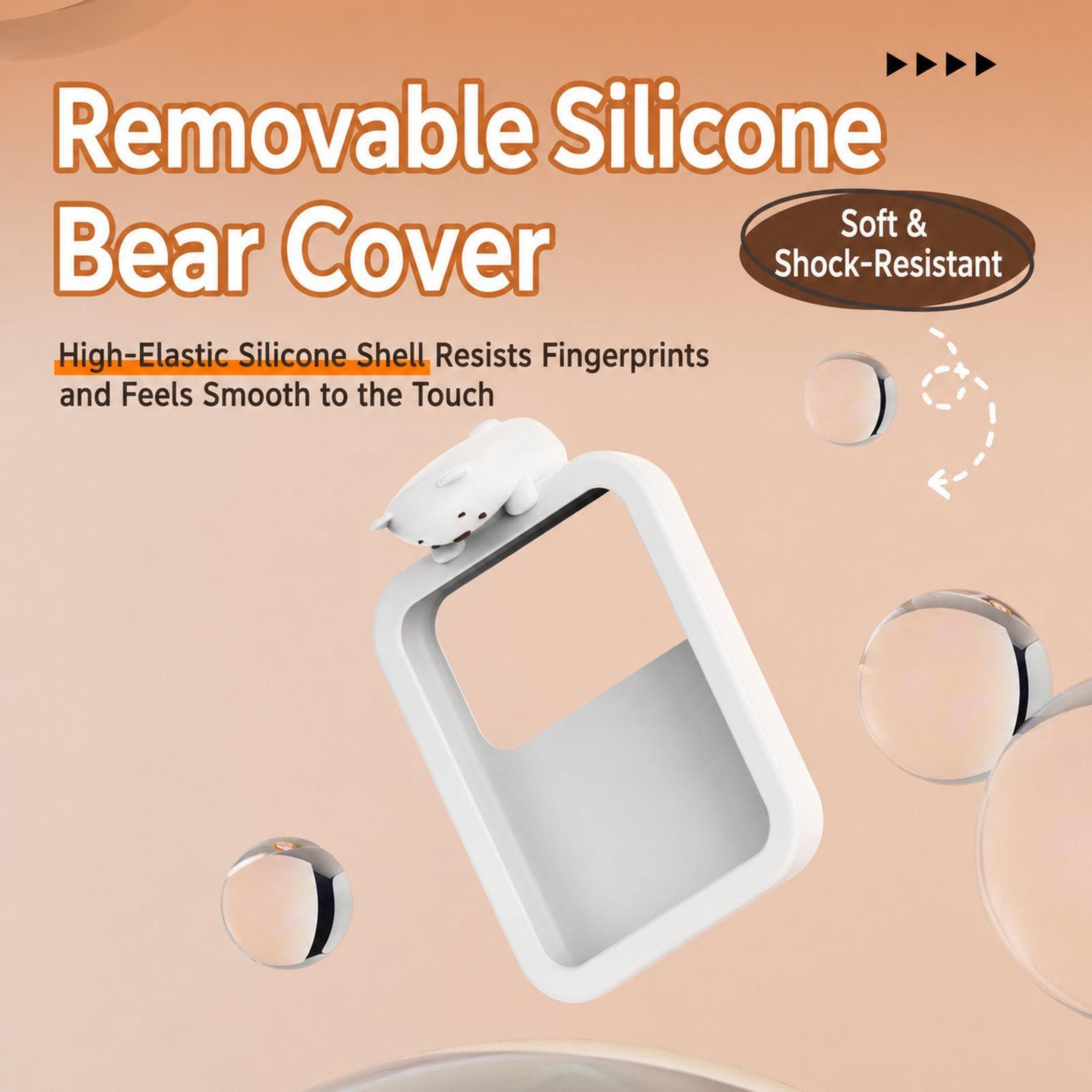 24GHz Wireless Numeric Keypad With 18 Keys And Silicone Bear Cover 6