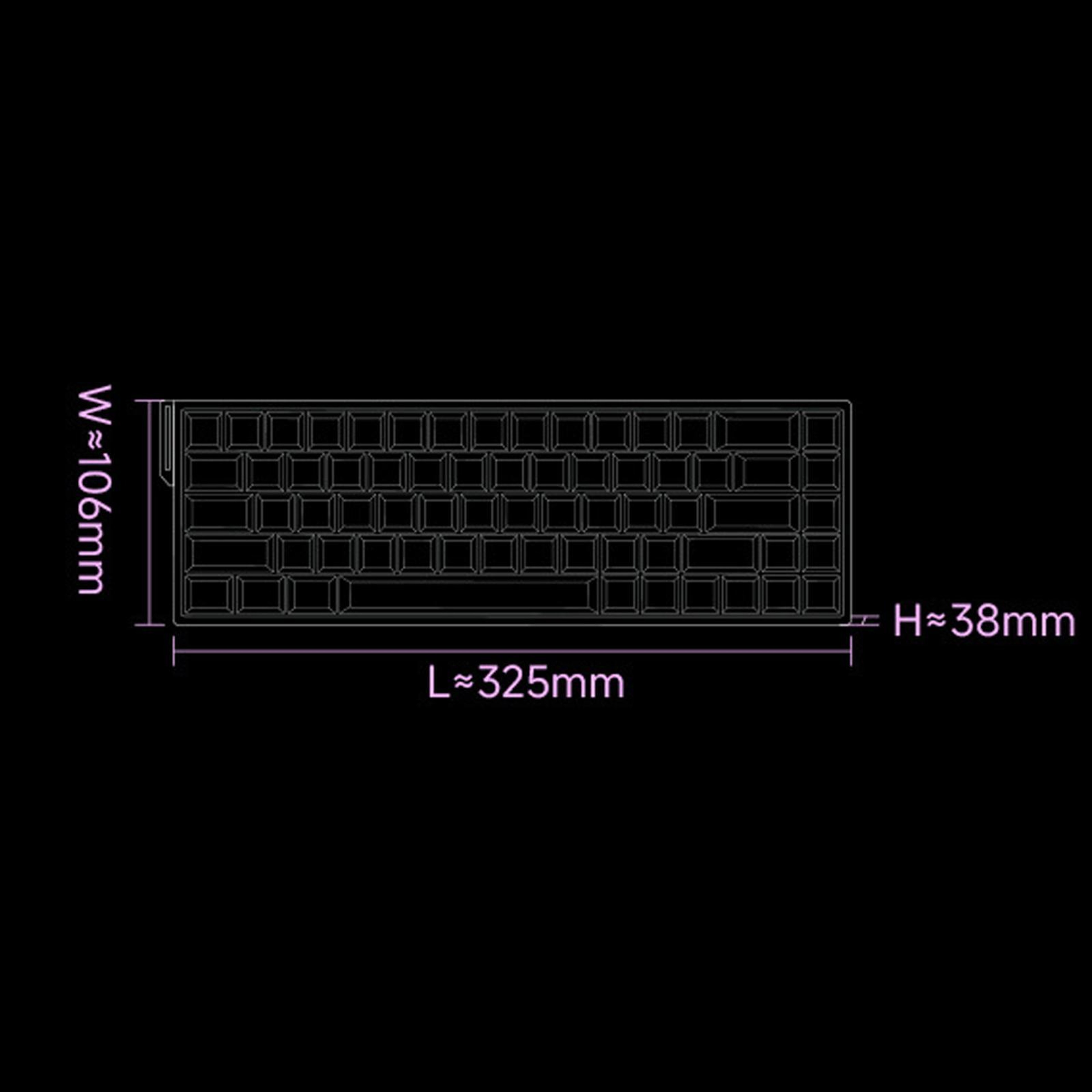 68-Key Magnetic Switch Gaming Keyboard with Rapid Trigger and ARGB Backlighting – view 4
