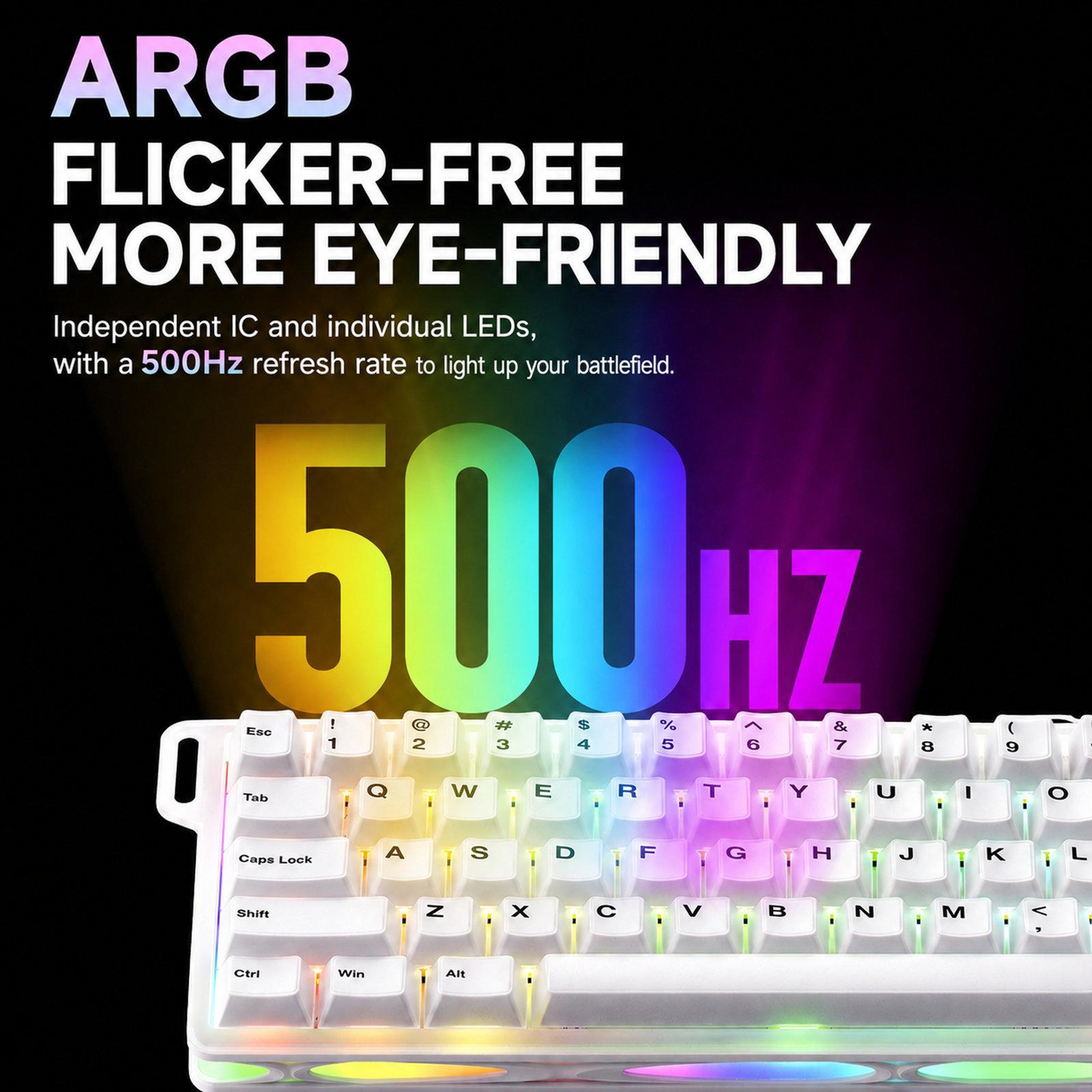 68-Key Magnetic Switch Gaming Keyboard with Rapid Trigger and ARGB Backlighting – view 10