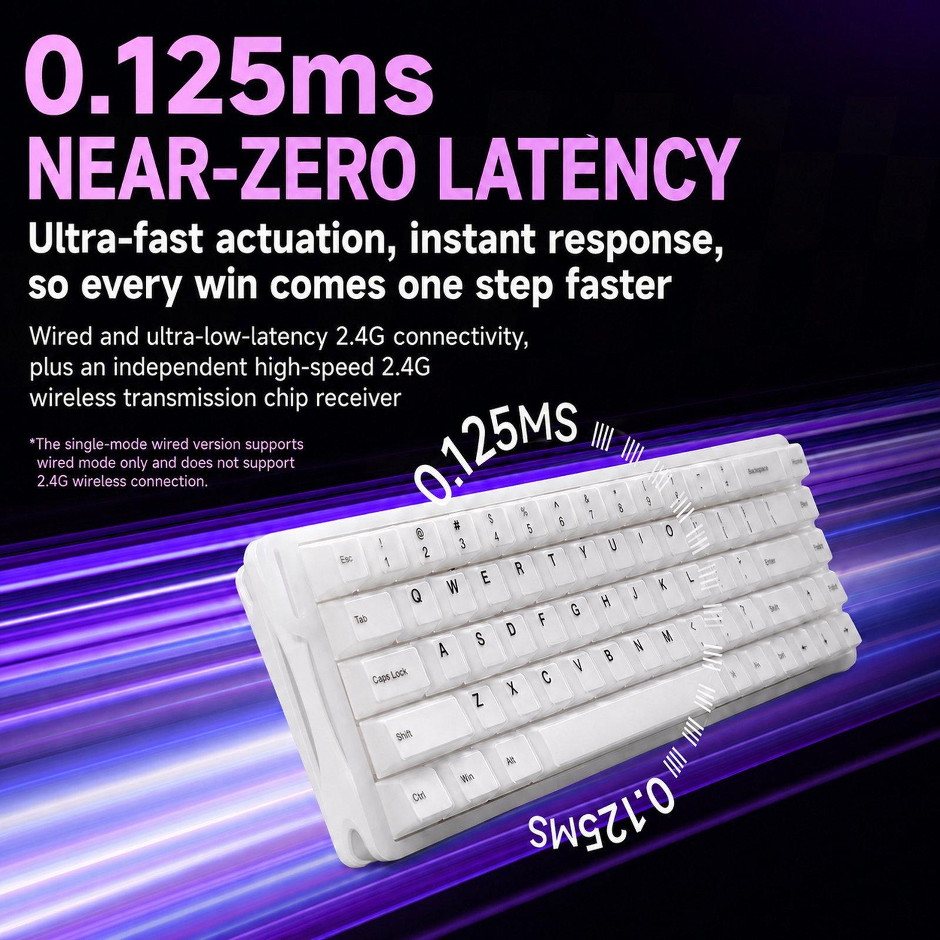 68-Key Magnetic Switch Gaming Keyboard with Rapid Trigger and ARGB Backlighting – view 9