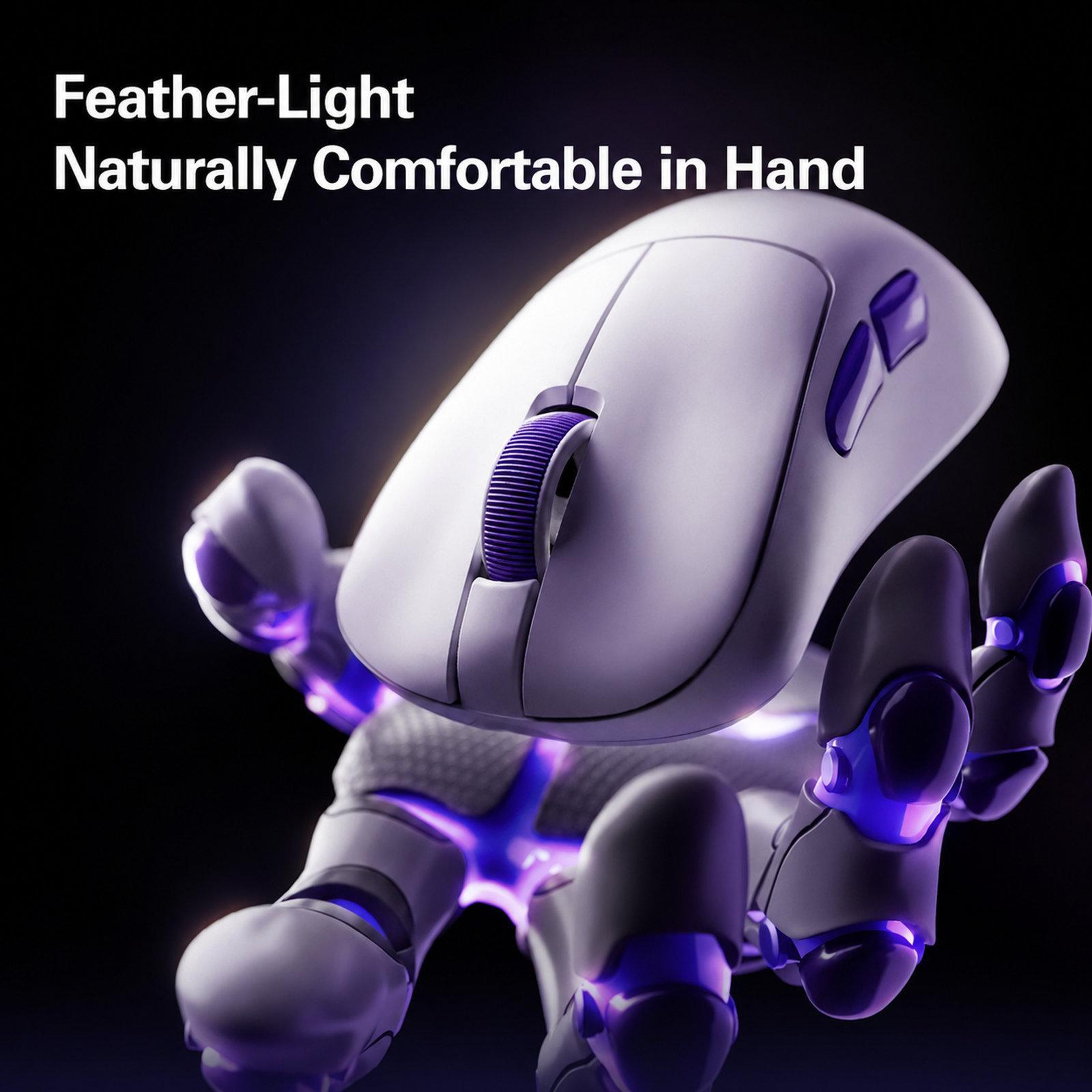 Ergonomic Gaming Mouse with 8K Polling Rate and Tri-Mode Connectivity – view 2