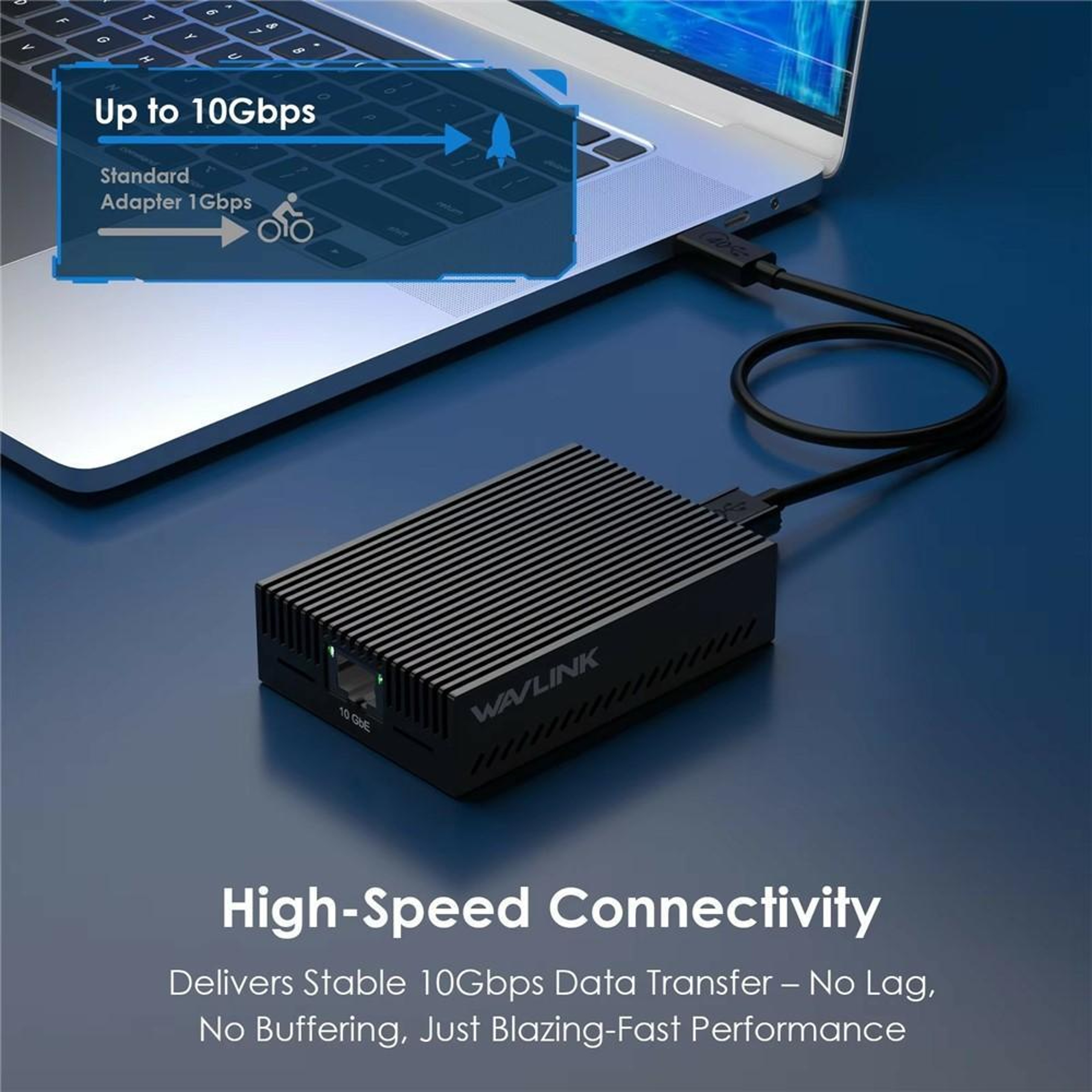 USBC To RJ45 Ethernet Adapter With Aluminum Alloy Housing 4