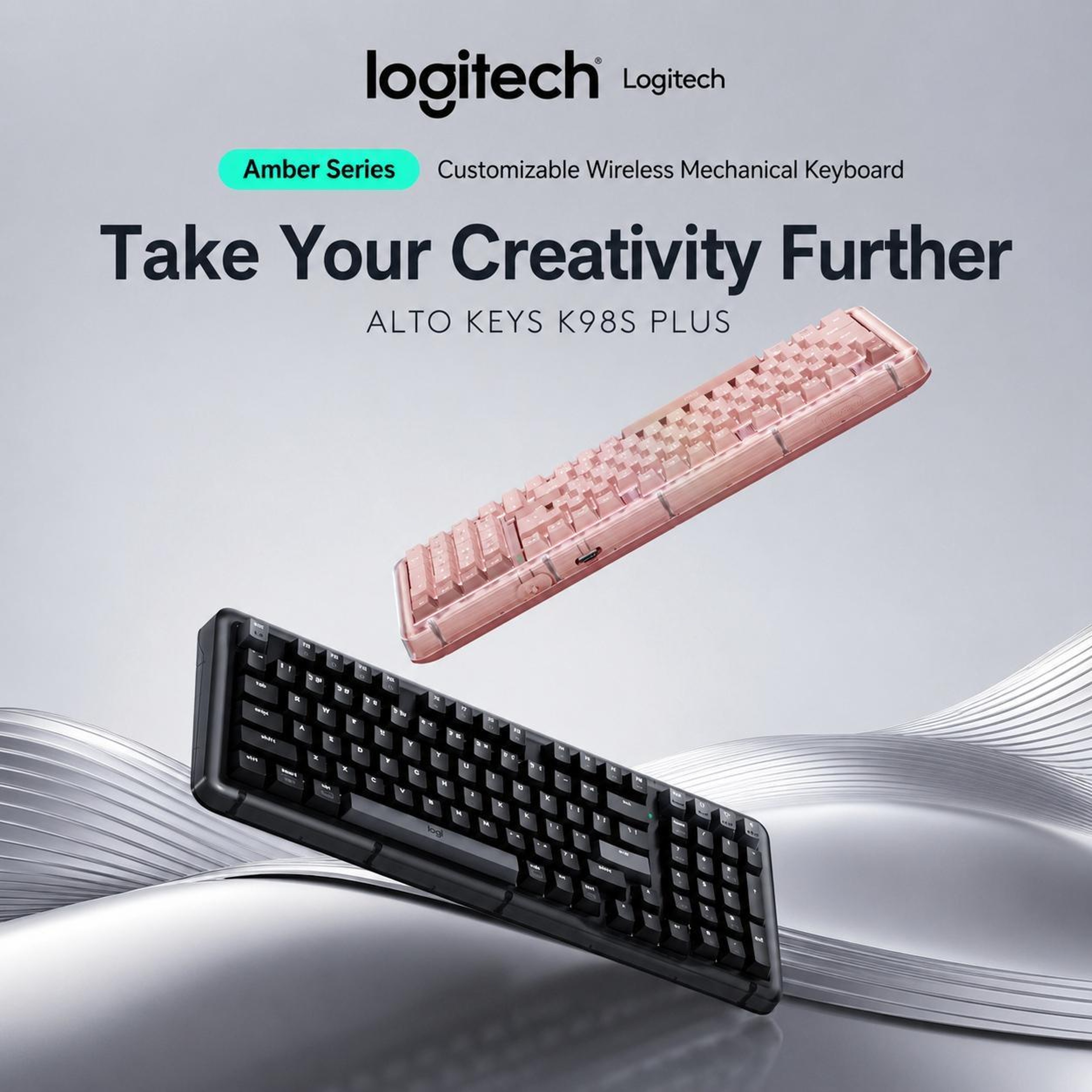 Tri-Mode Wireless Mechanical Keyboard with Hot-Swappable Switches and Backlighting – view 2