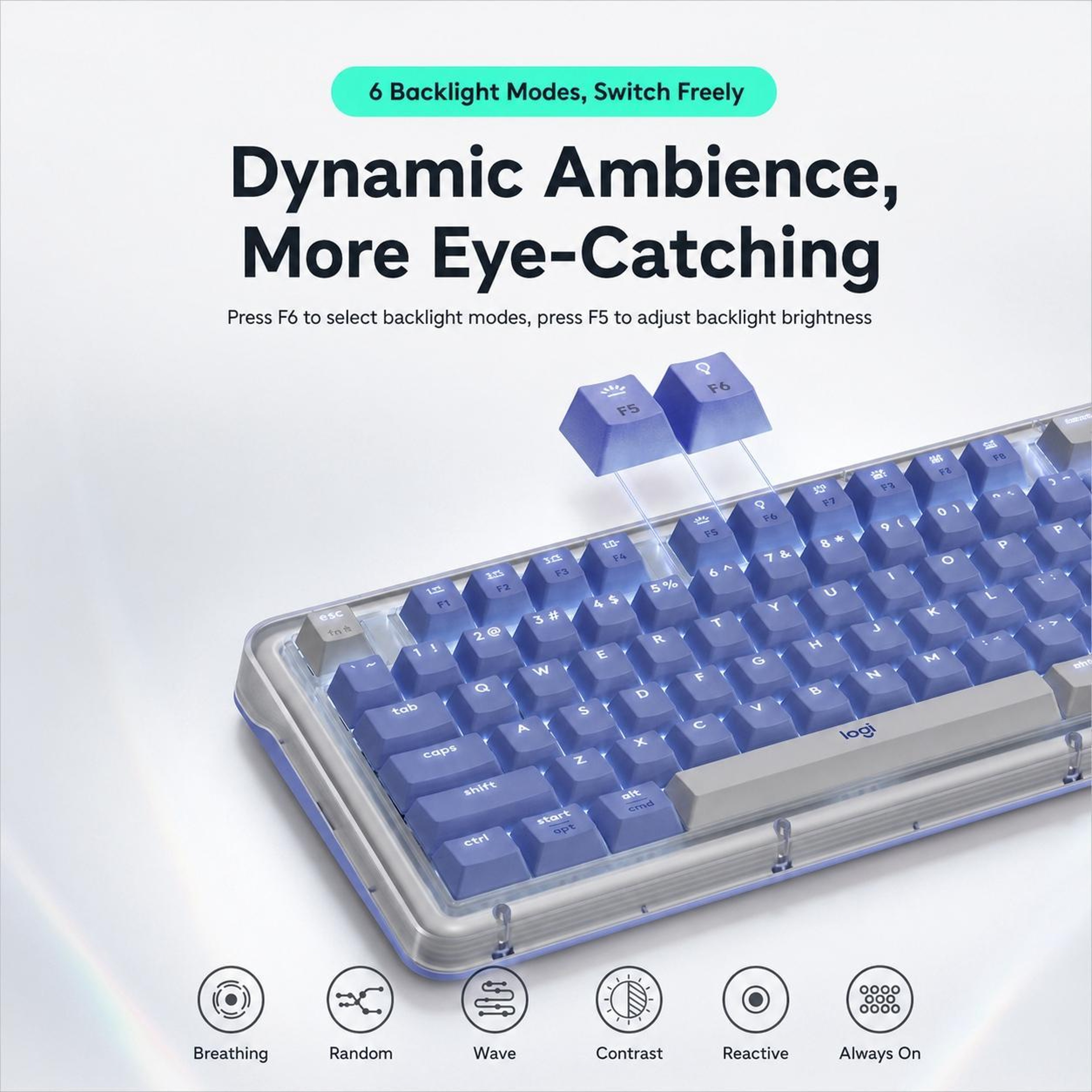 Tri-Mode Wireless Mechanical Keyboard with Hot-Swappable Switches – view 9