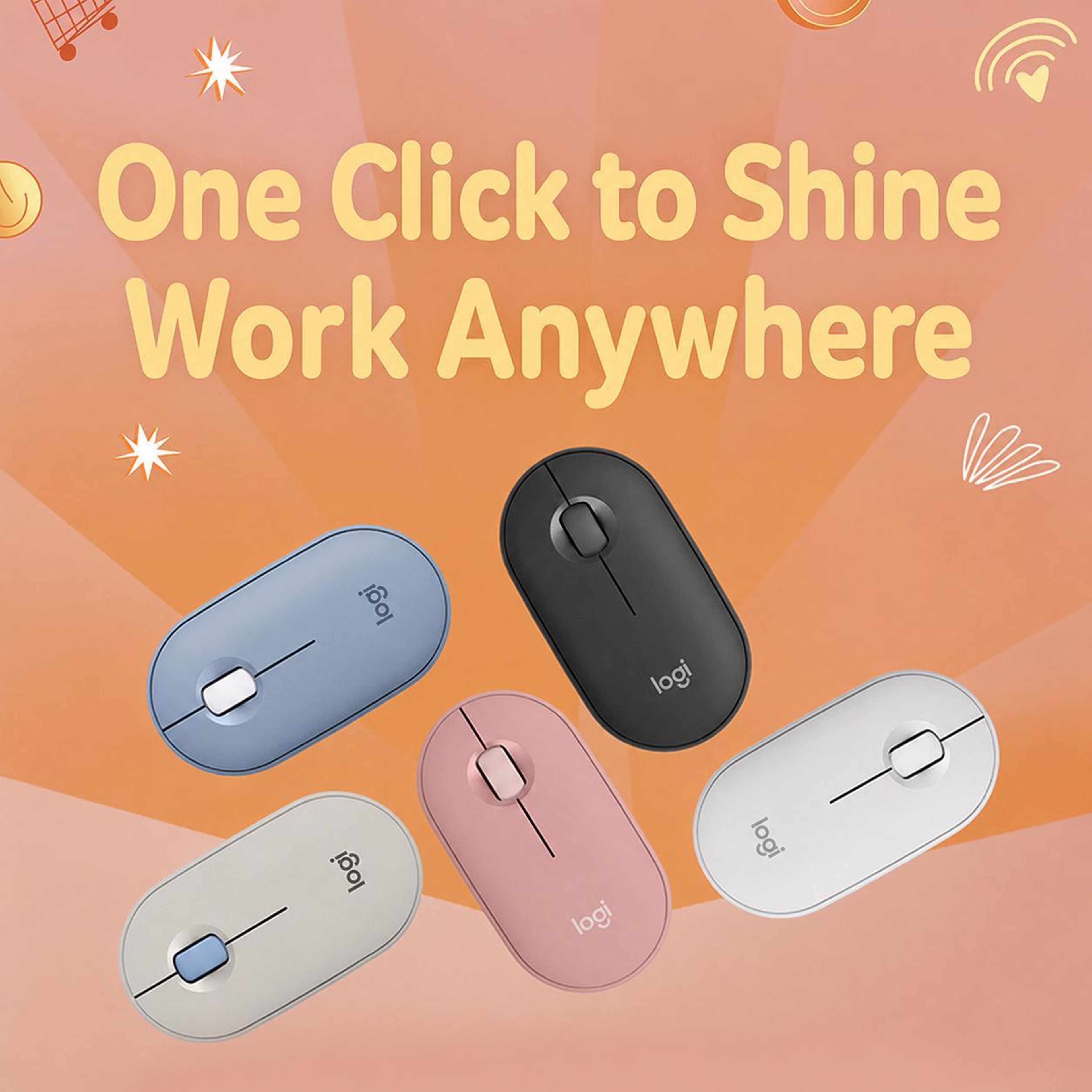 Slim Wireless Bluetooth Mouse With 4000 DPI And MultiDevice Connectivity 9