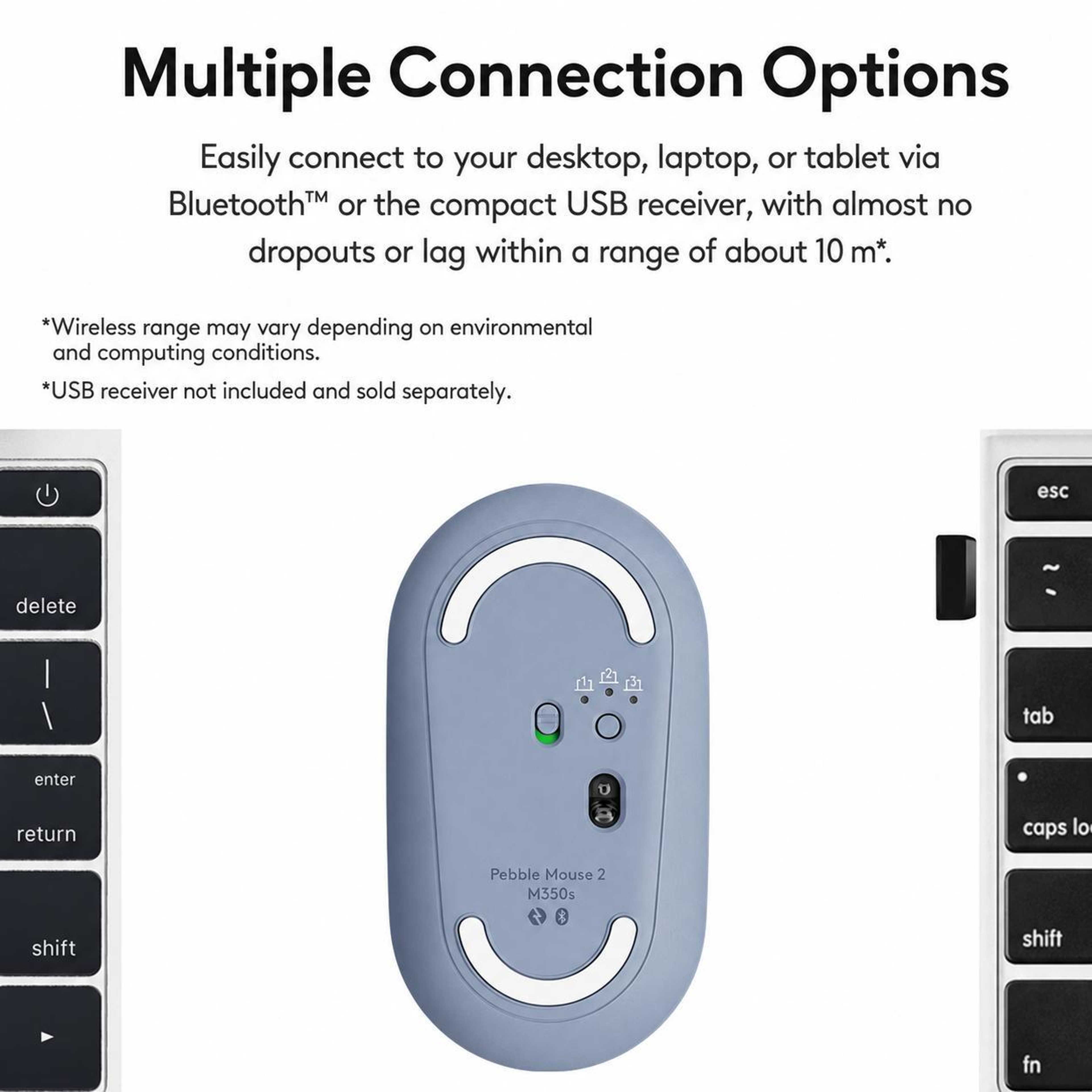 Slim Wireless Bluetooth Mouse With 4000 DPI And MultiDevice Connectivity 4
