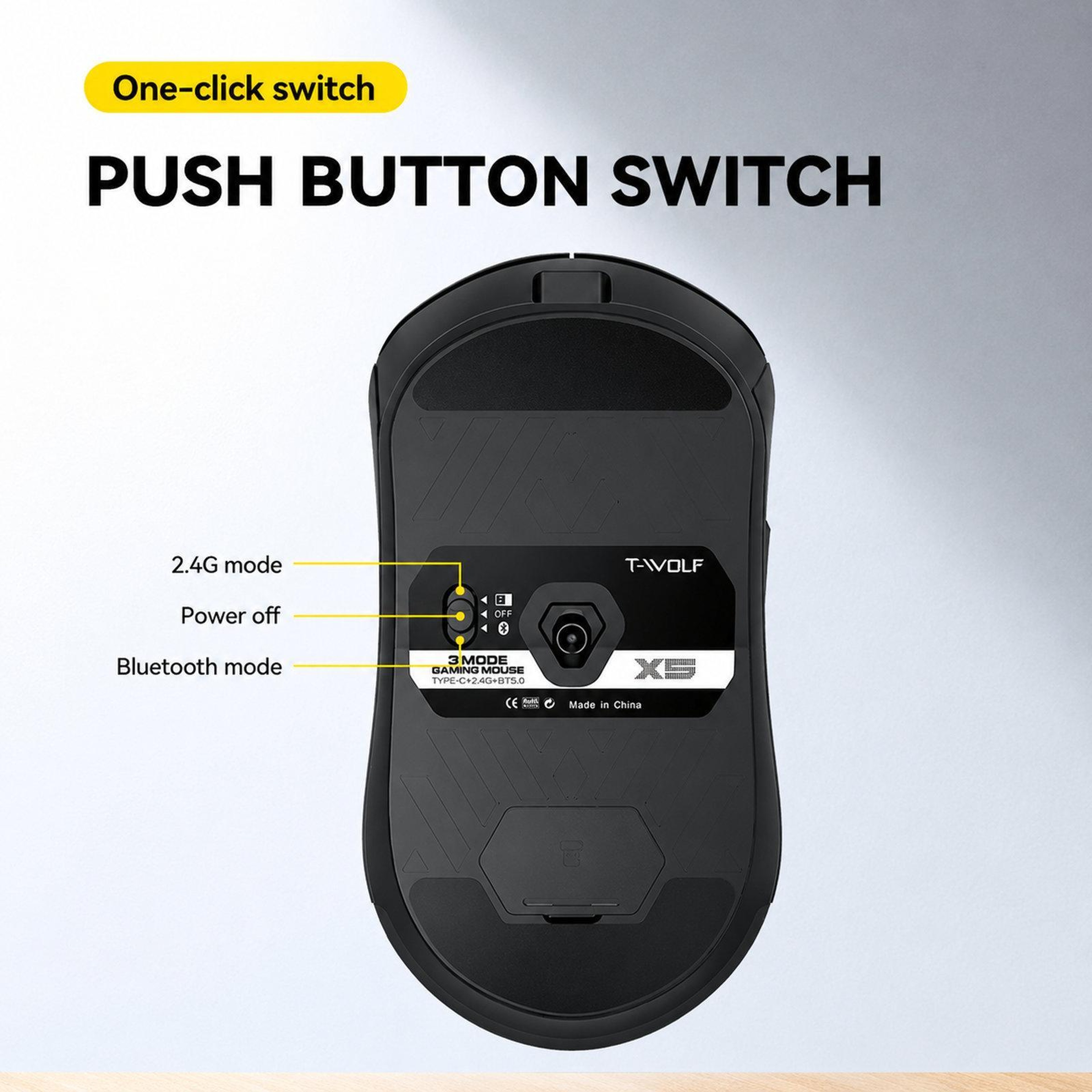 Rechargeable Wireless Keyboard And Mouse Combo With Bluetooth And Backlit 98Key Design 12
