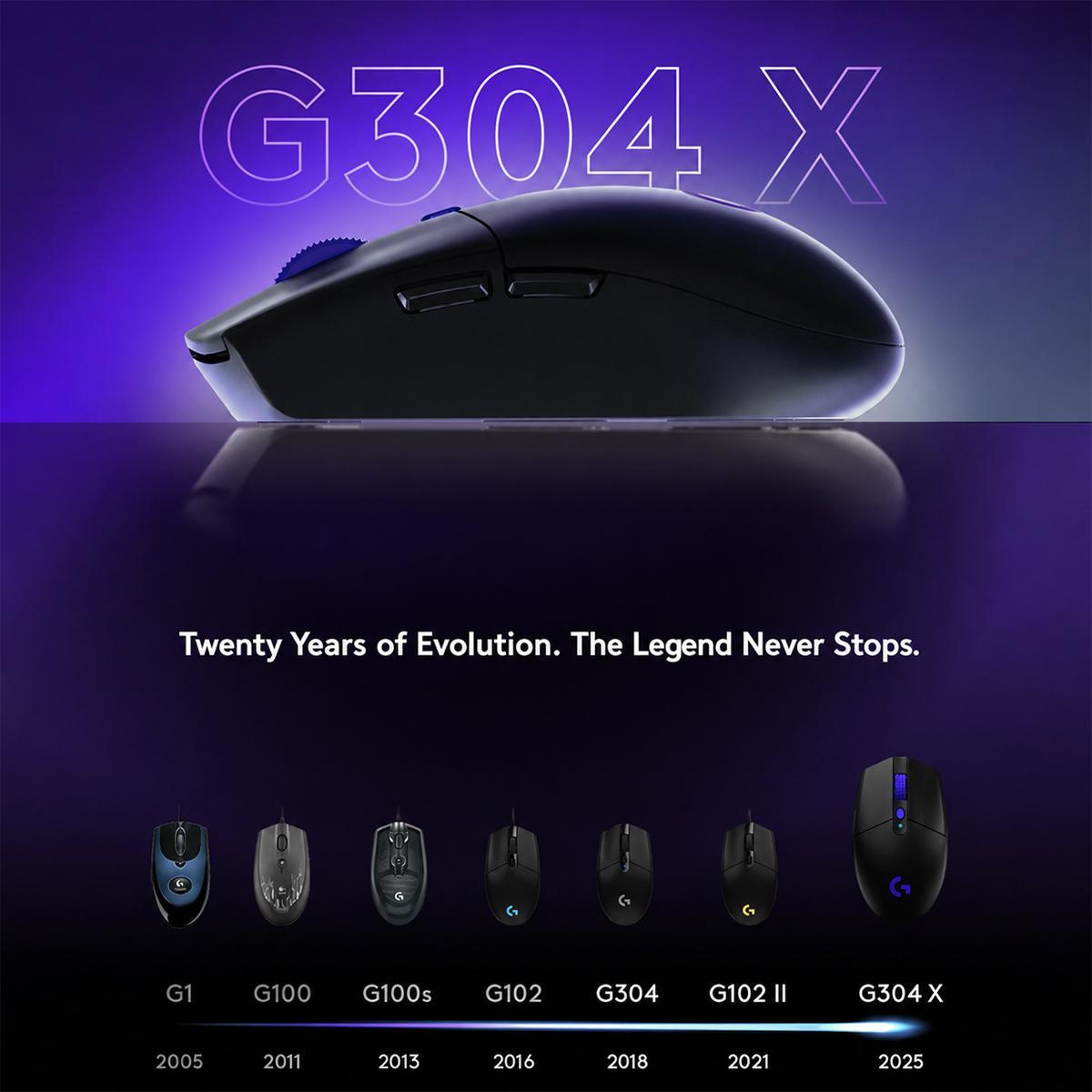 Wireless Gaming Mouse With HERO 25K Sensor 8