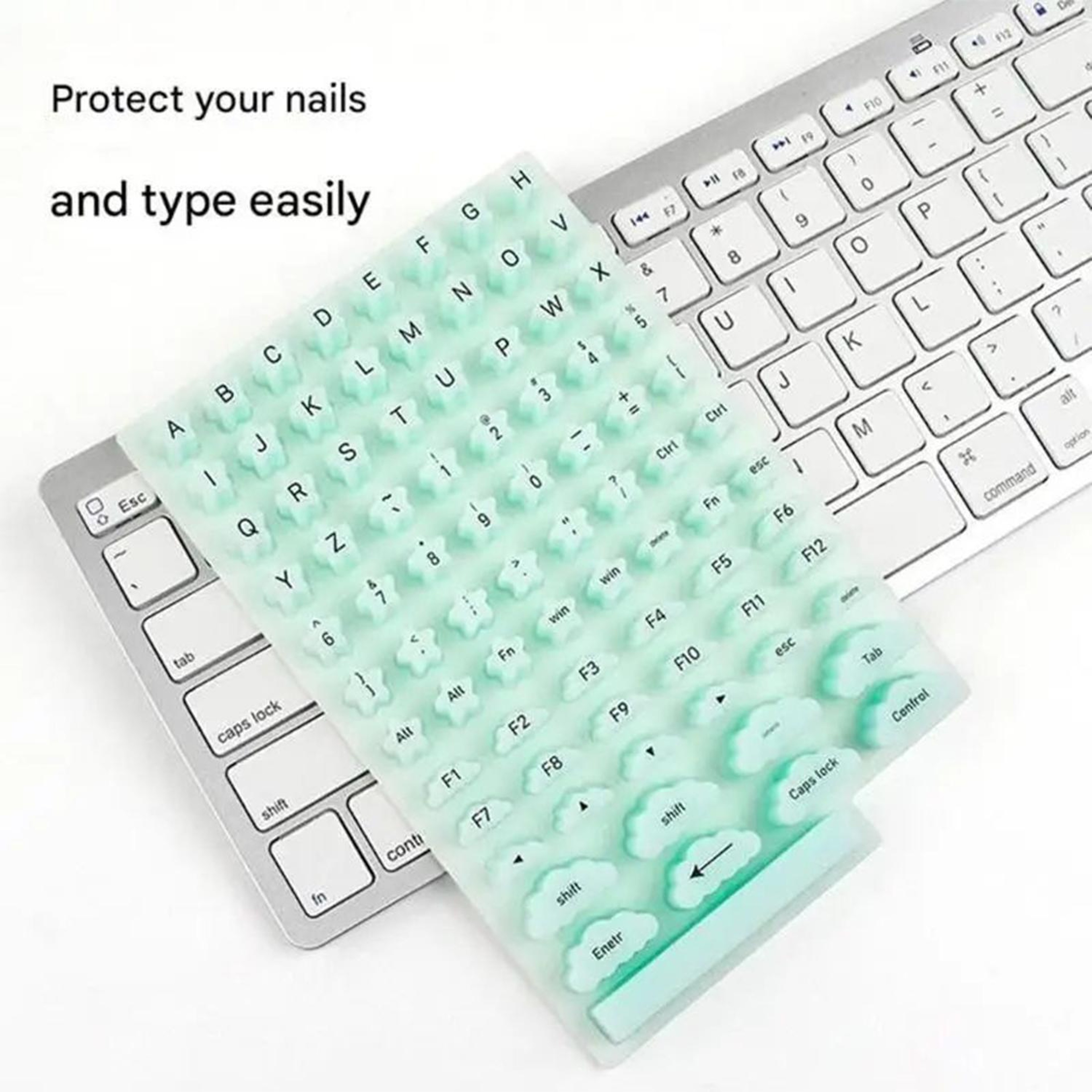 Keycaps For Long Nails 83Piece Silicone Keyboard Covers 6