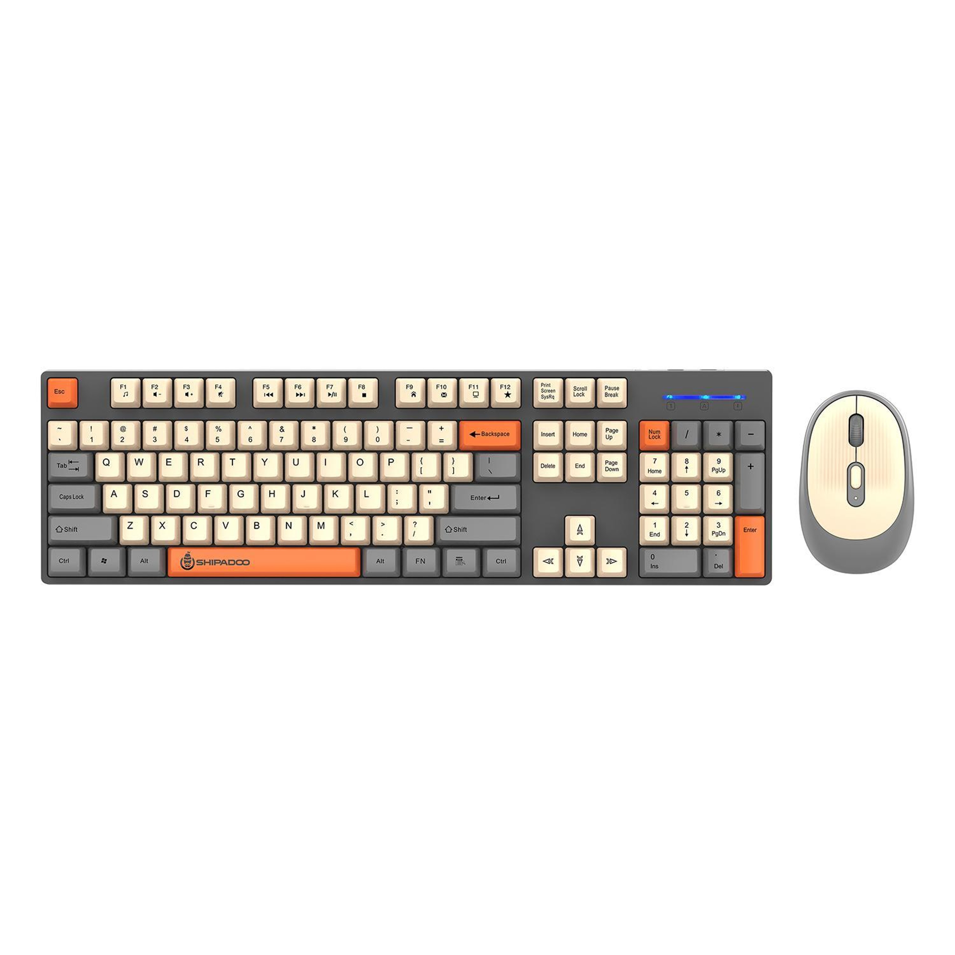 24GHz Wireless Keyboard And Mouse Combo With Adjustable DPI 9