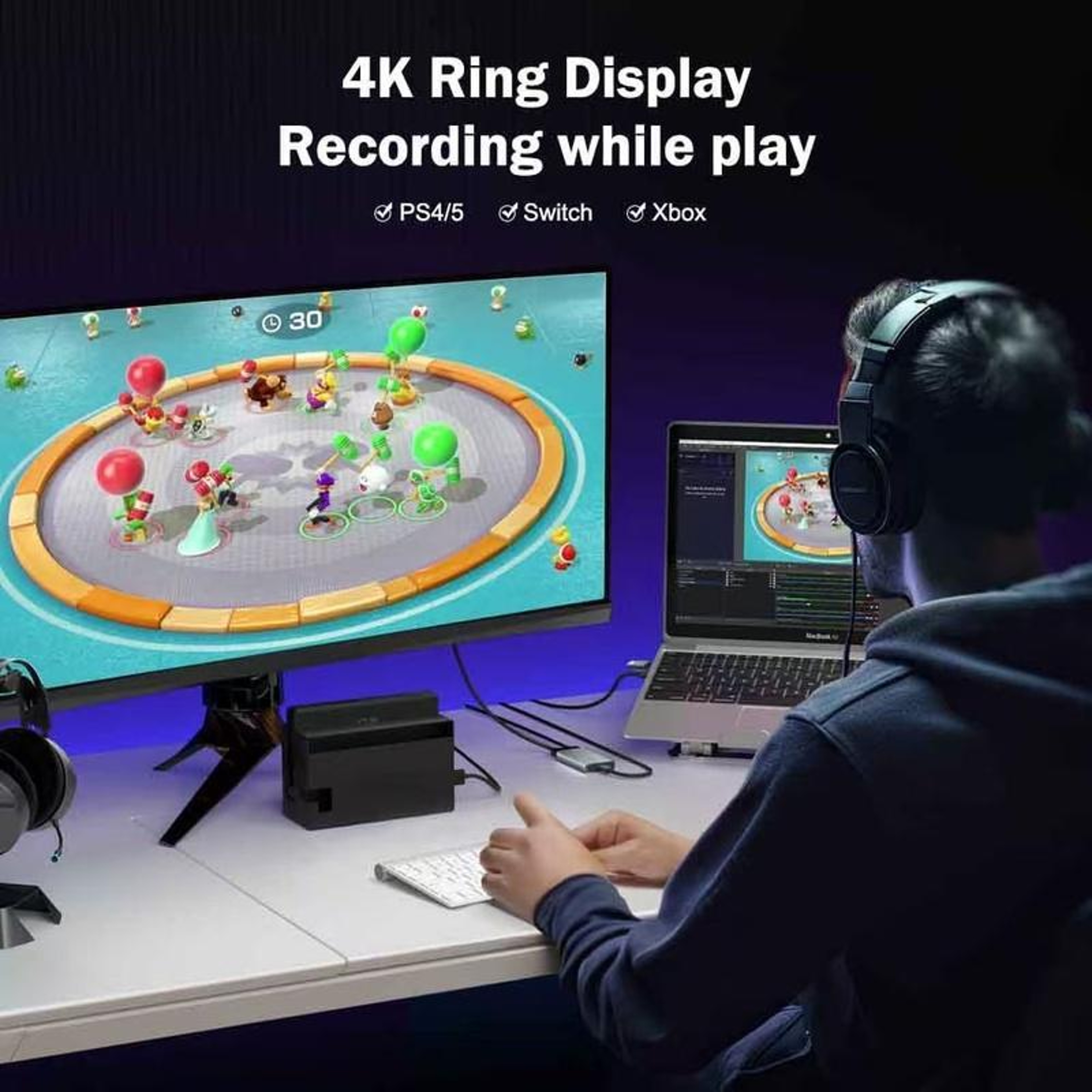 4K HDMI Video Capture Card AC06 with 1080P 60FPS Low Latency Streaming – view 5