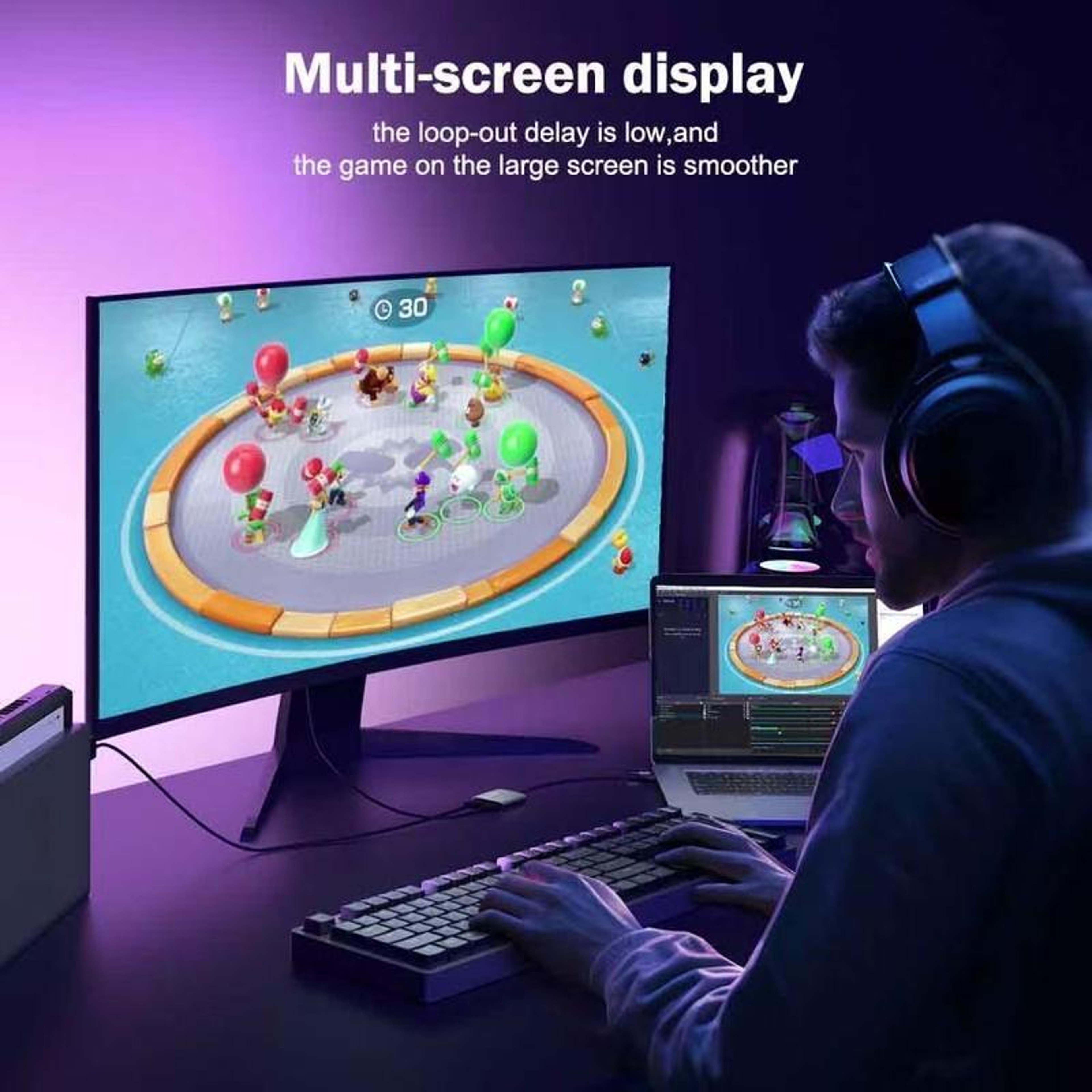 AC07 4K HDMI Video Capture Card With 1080P 60fps Recording For Live Streaming 2