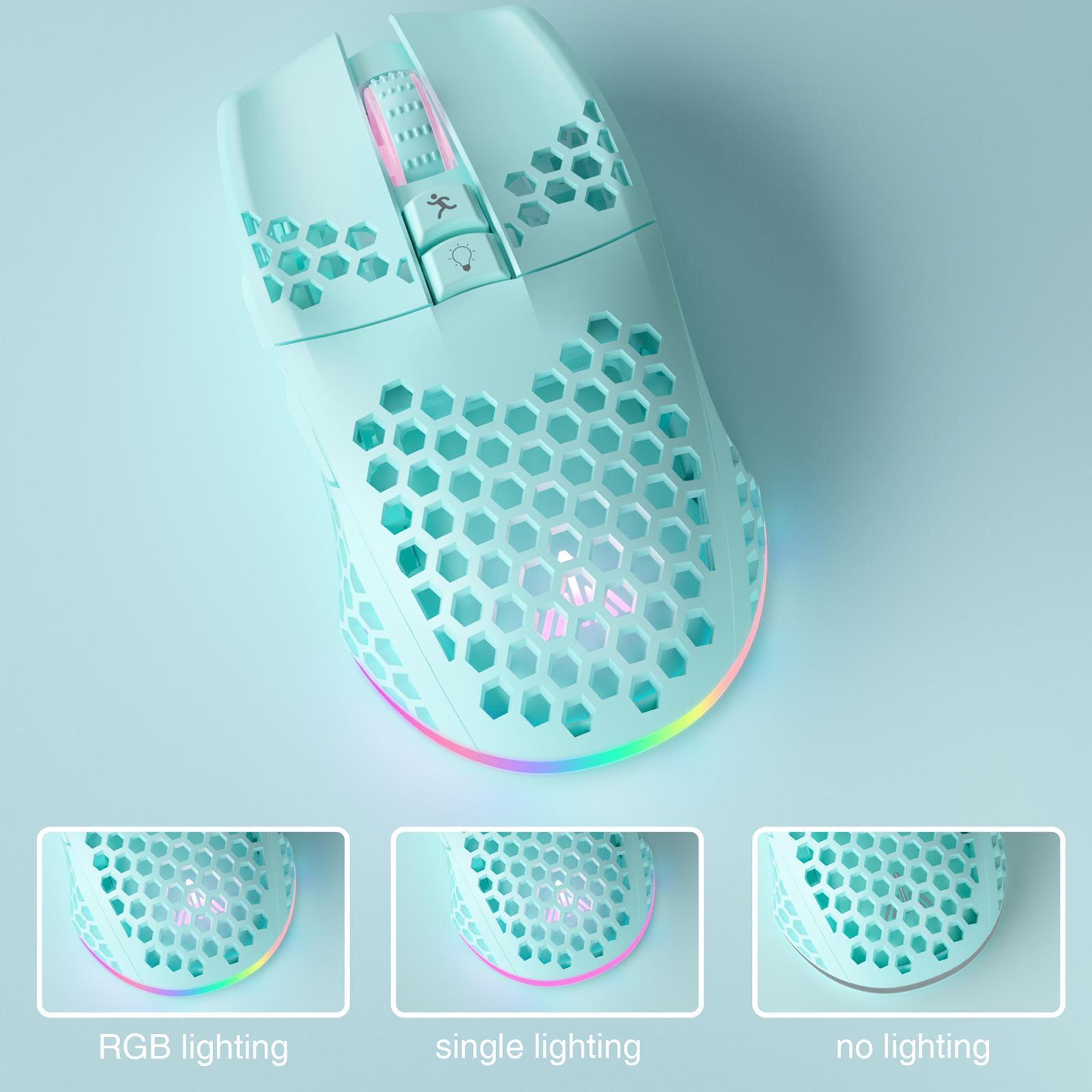 SM600 TriMode Wireless Gaming Mouse With RGB Lighting And 8000 DPI 4