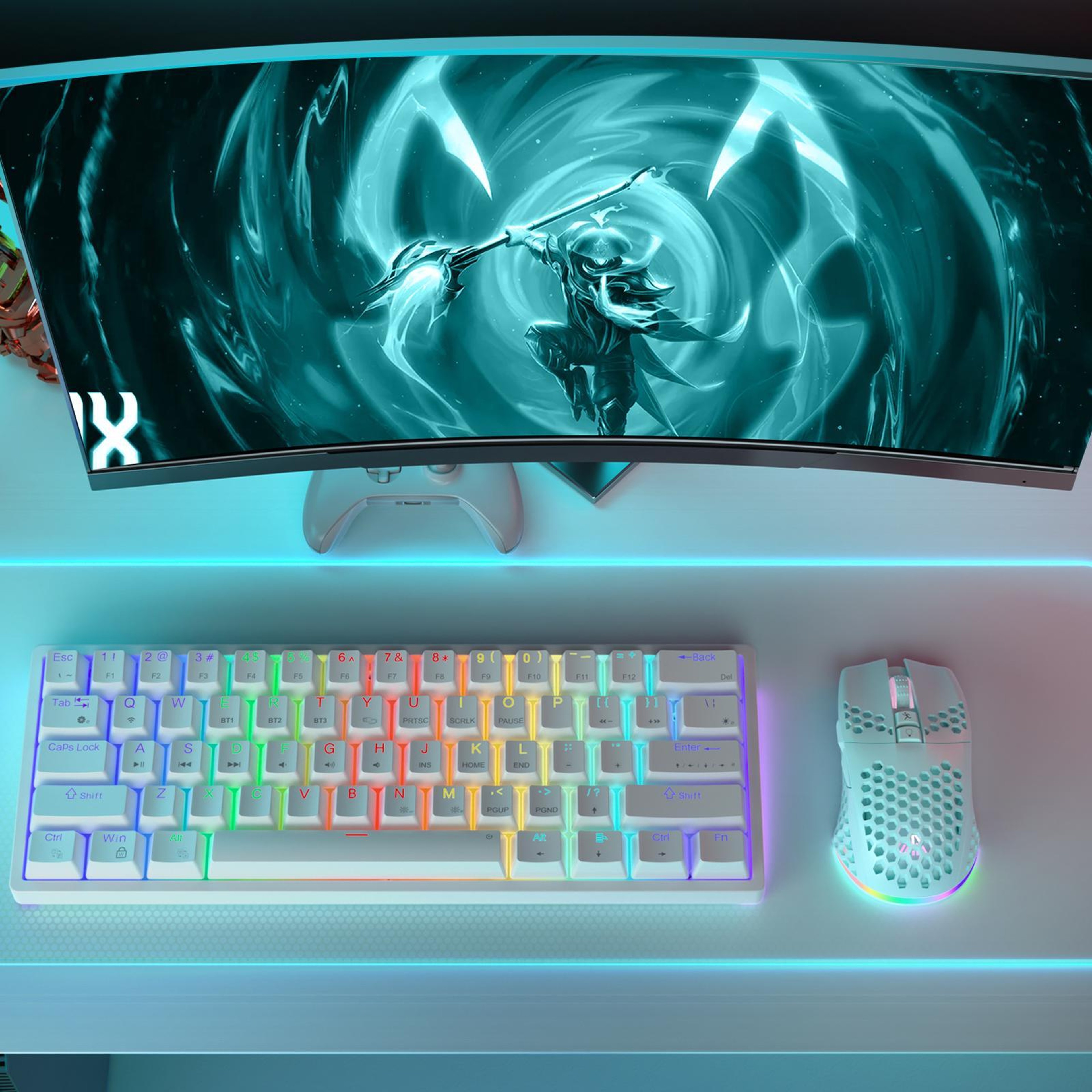 SM600 TriMode Wireless Gaming Mouse With RGB Lighting And 8000 DPI 7