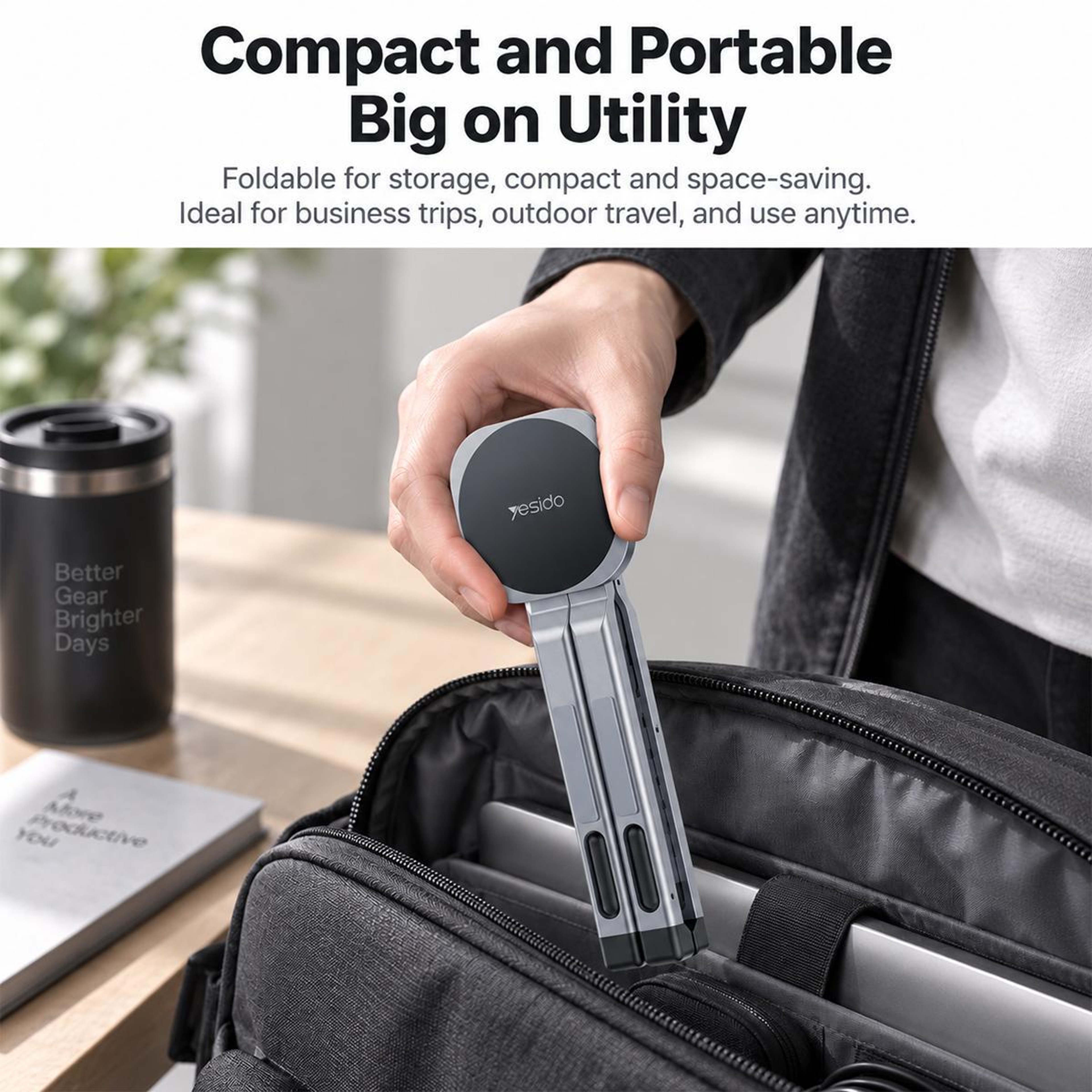 3in1 Magnetic Phone And Tablet Holder With 8 Adjustable Angles 3