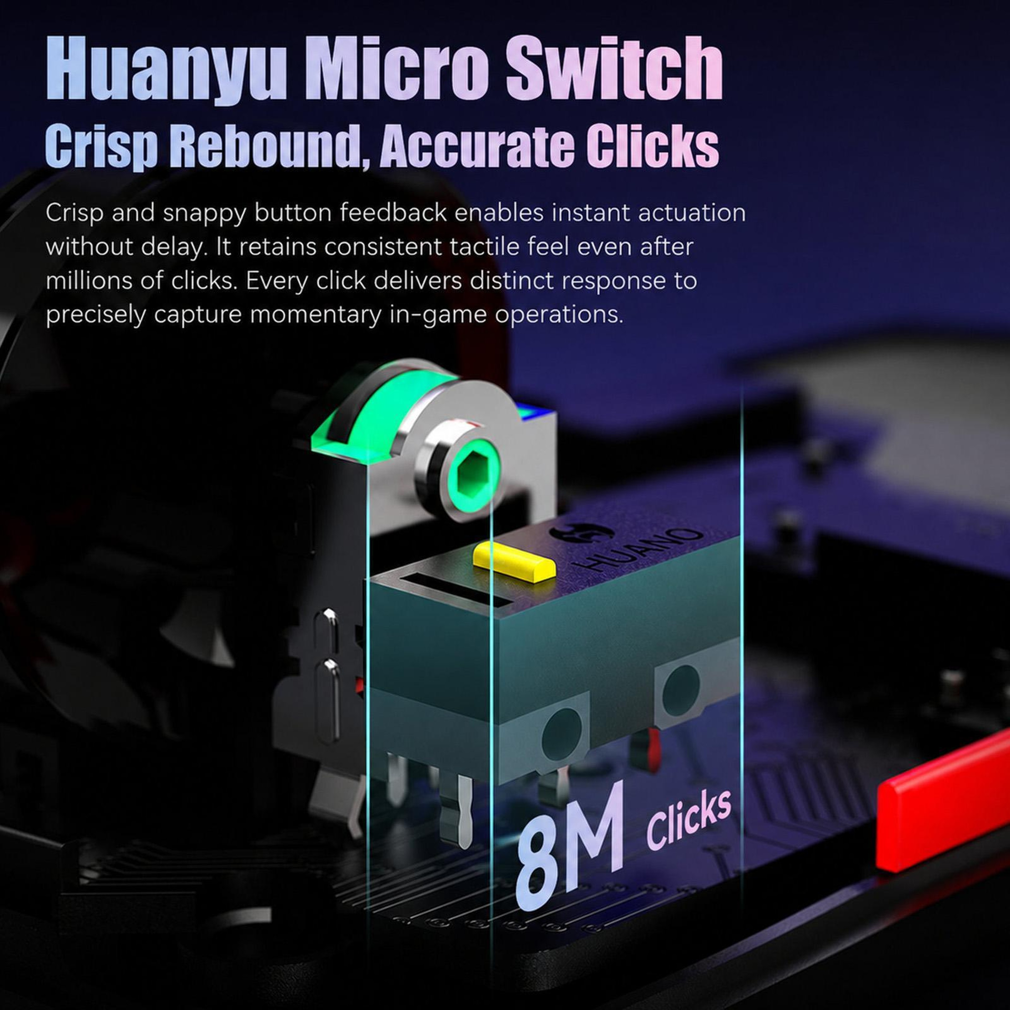 Tri-Mode Wireless Gaming Mouse with 12800 DPI and RGB Lighting – view 7