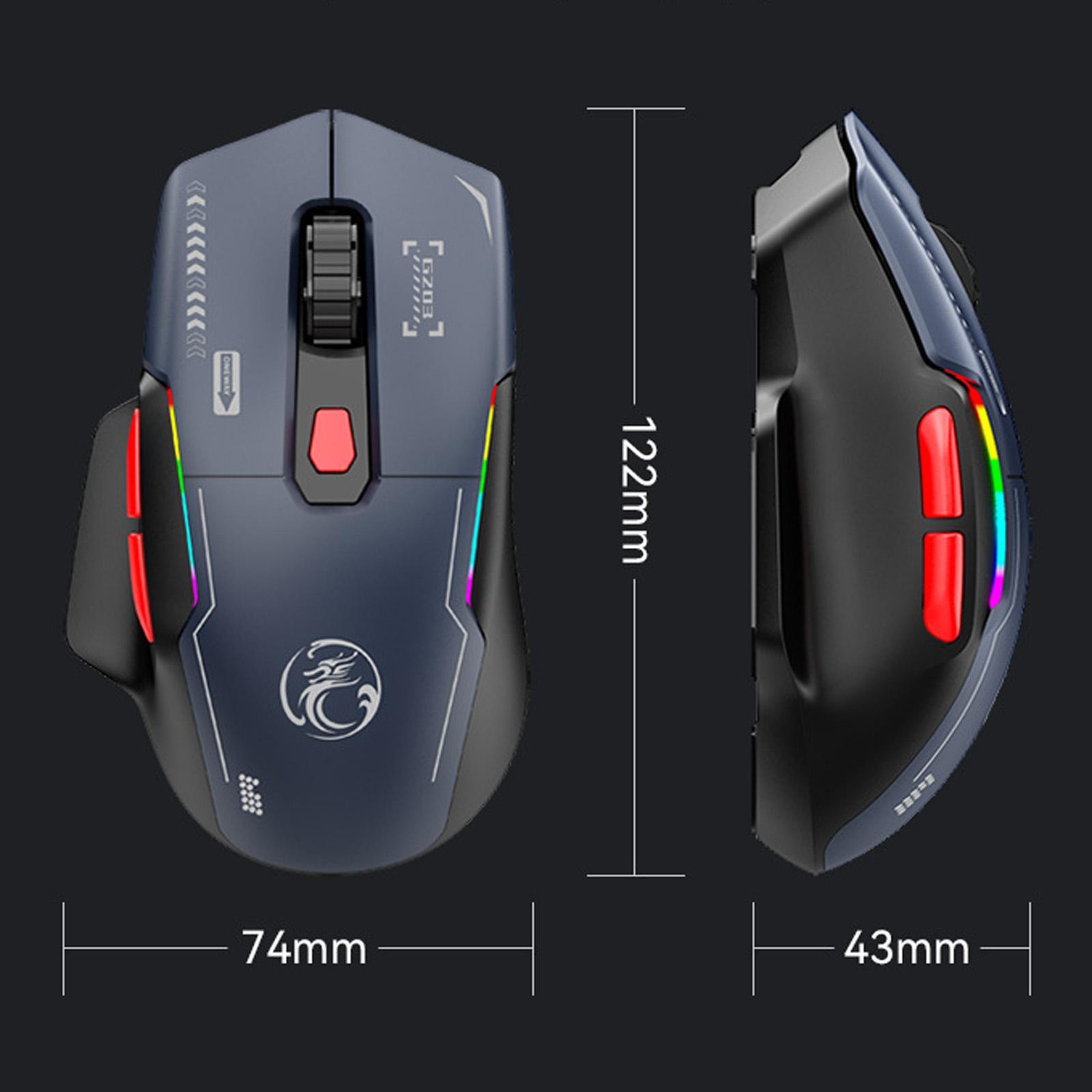 Tri-Mode Wireless Gaming Mouse with 12800 DPI and RGB Lighting – view 9