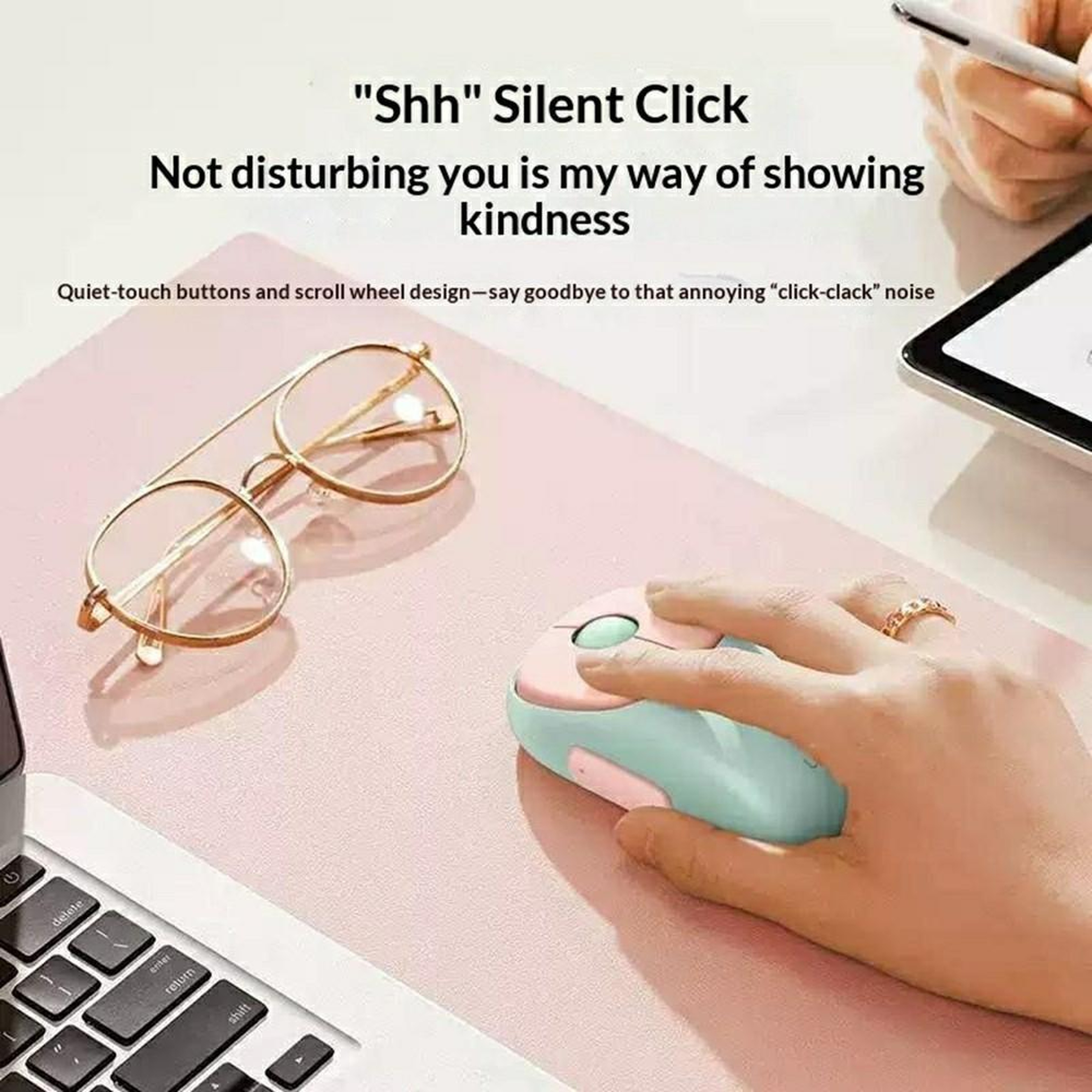Rechargeable Wireless Mouse With Bluetooth And 24G Dual Connectivity 4