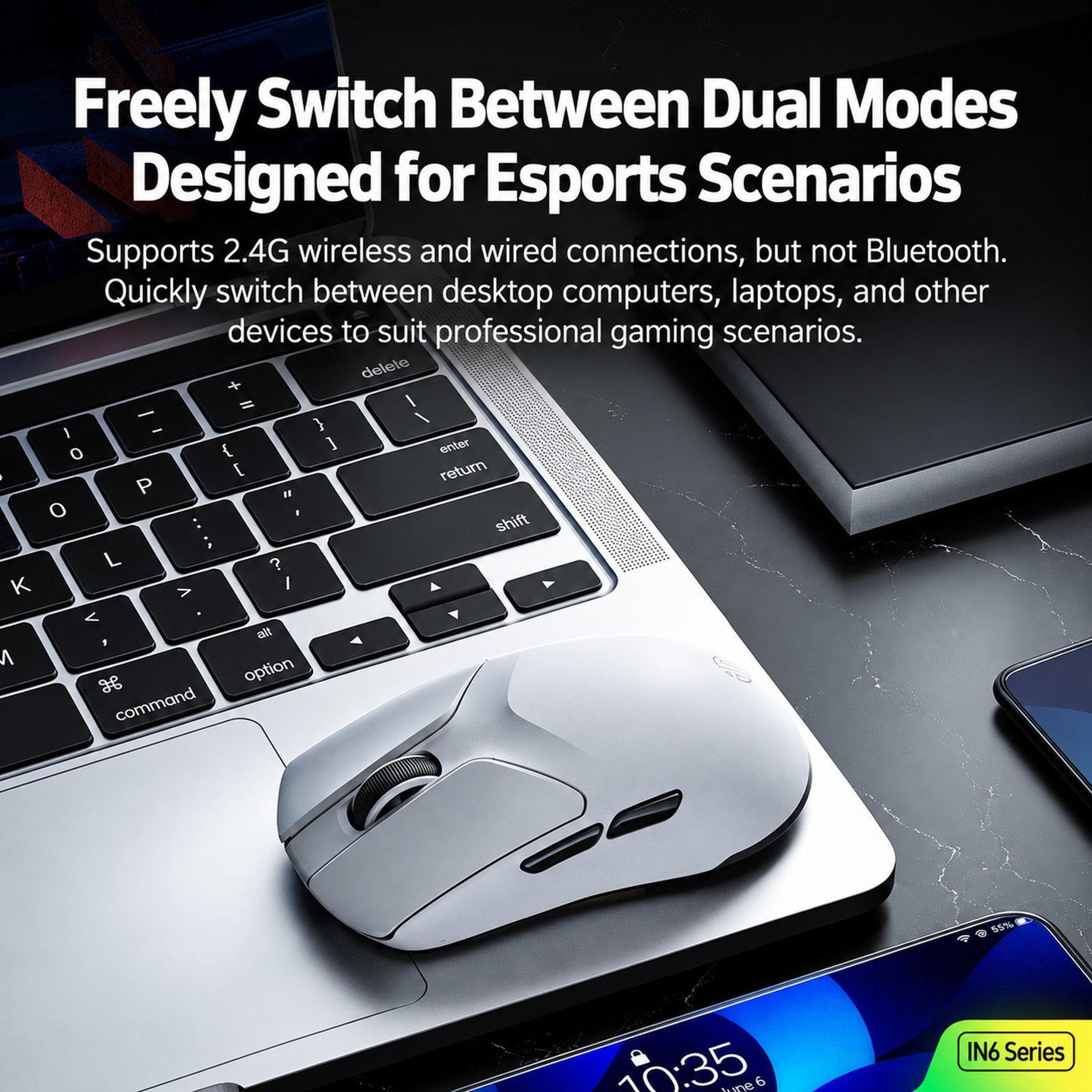 UltraLight Wireless Gaming Mouse With Adjustable DPI And Ergonomic Design 4