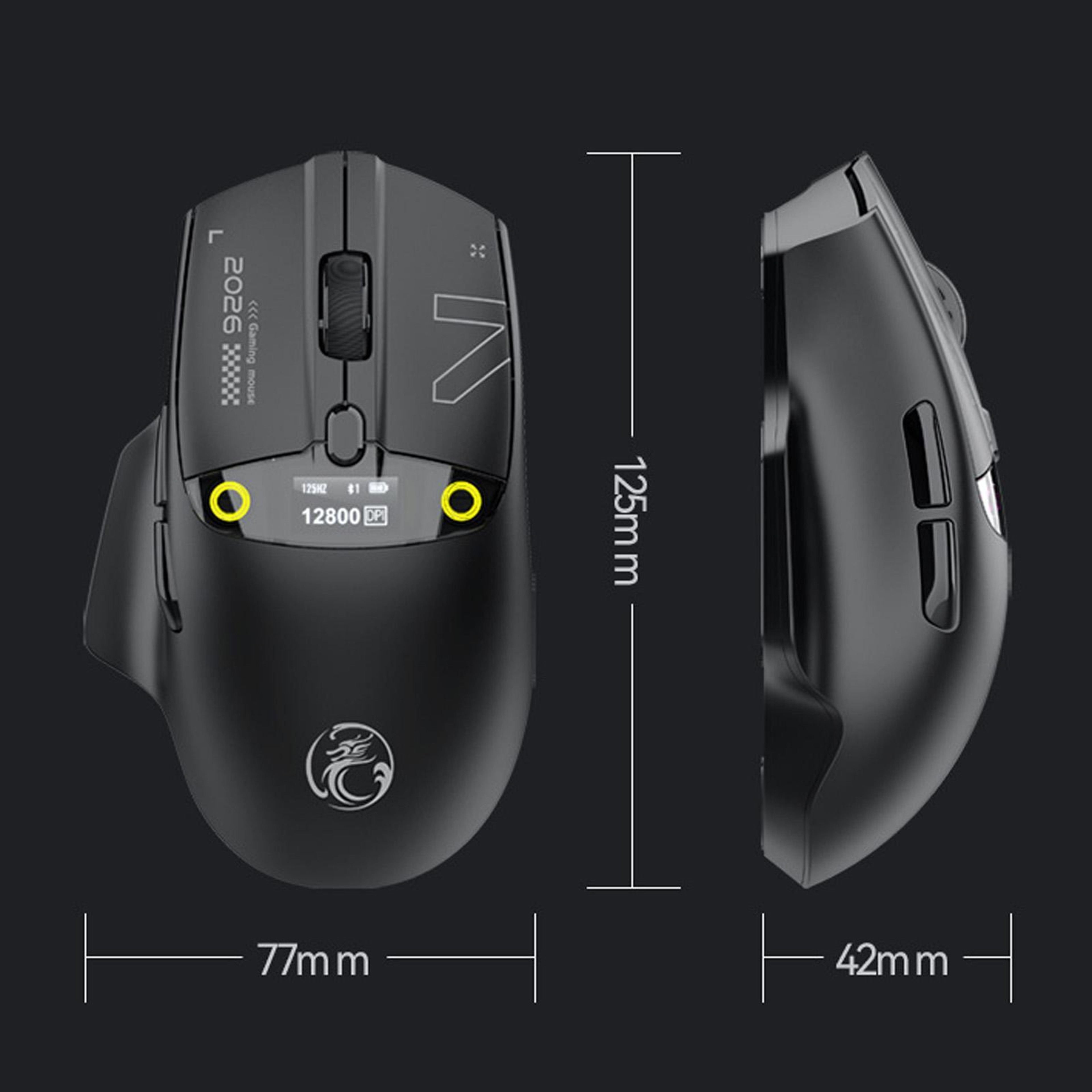 TriMode Wireless Gaming Mouse With Smart Display And 12800 DPI 2