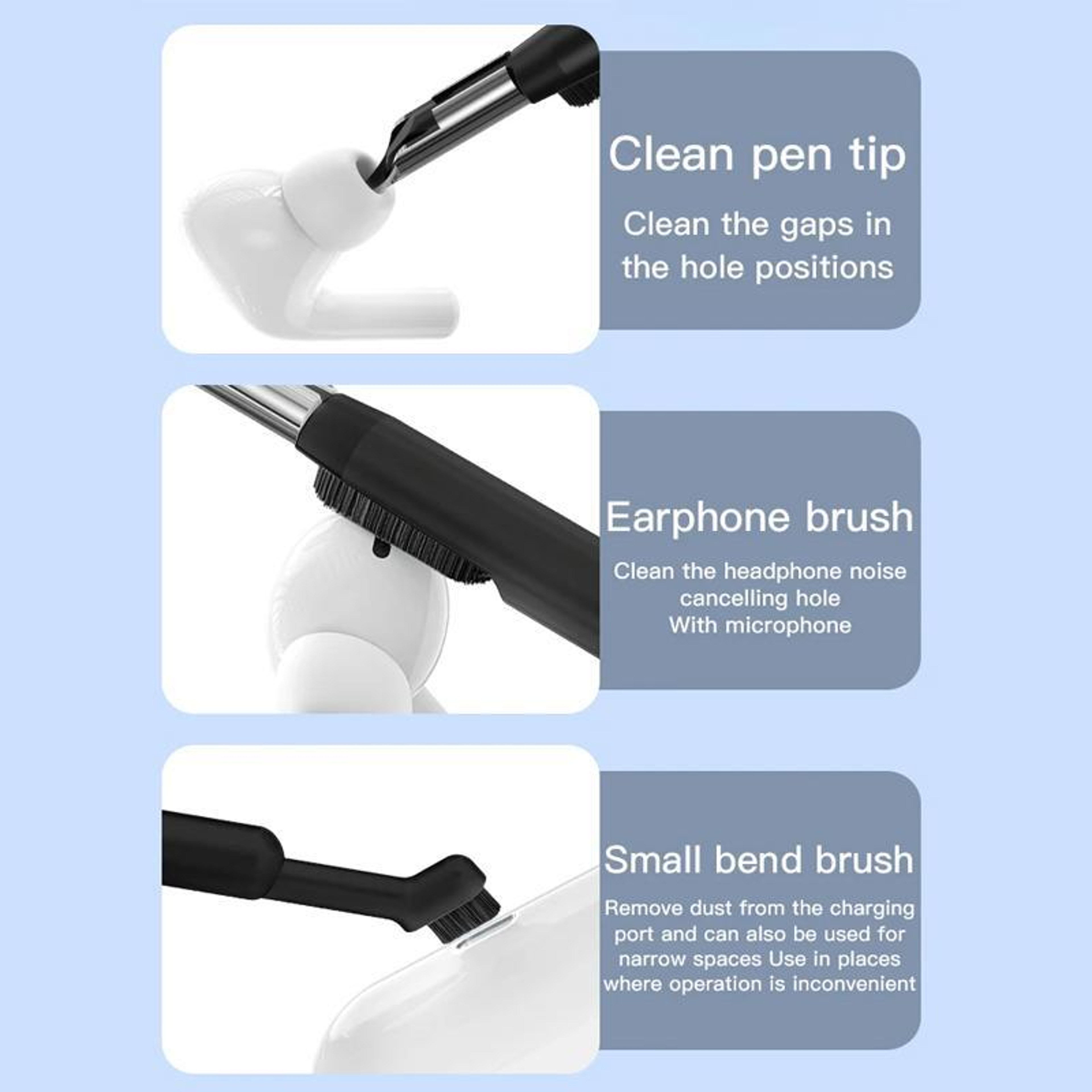 22-in-1 Keyboard Cleaning Kit with Wrist Rest and Magnetic Storage Case – view 12