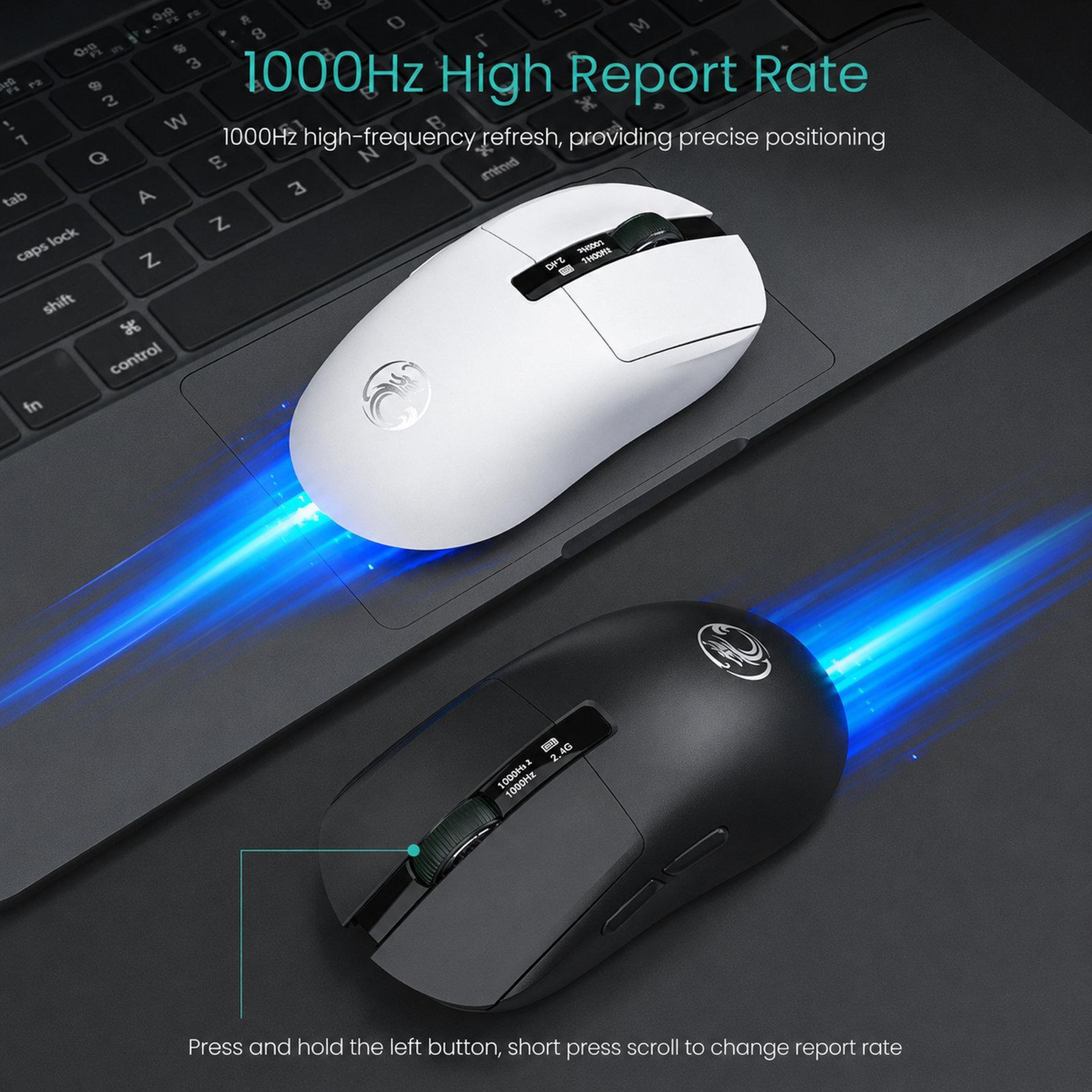 Tri-Mode Wireless Gaming Mouse with Display and Adjustable DPI – view 6