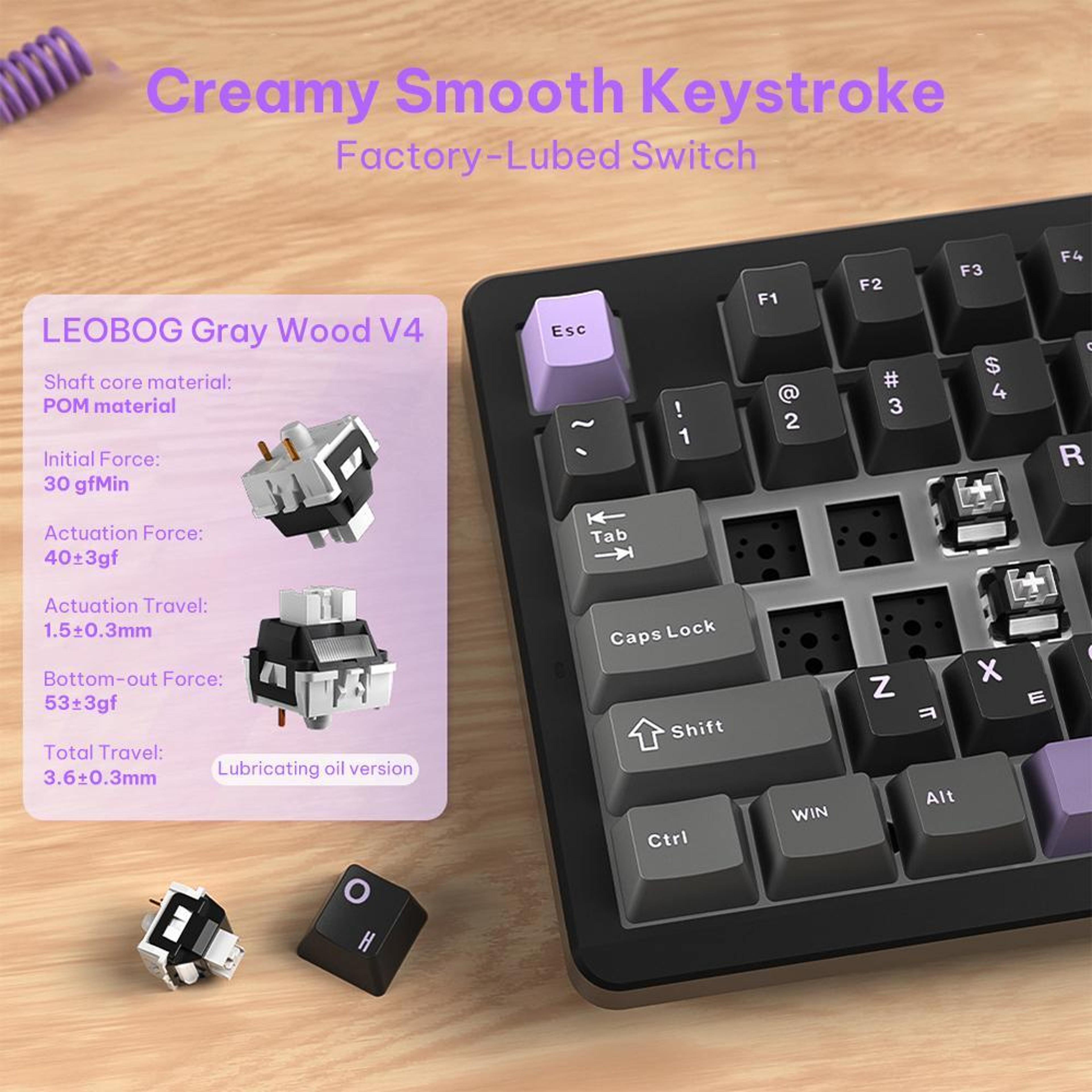 K87 TriMode Wireless Mechanical Gaming Keyboard With HotSwappable Switches 3