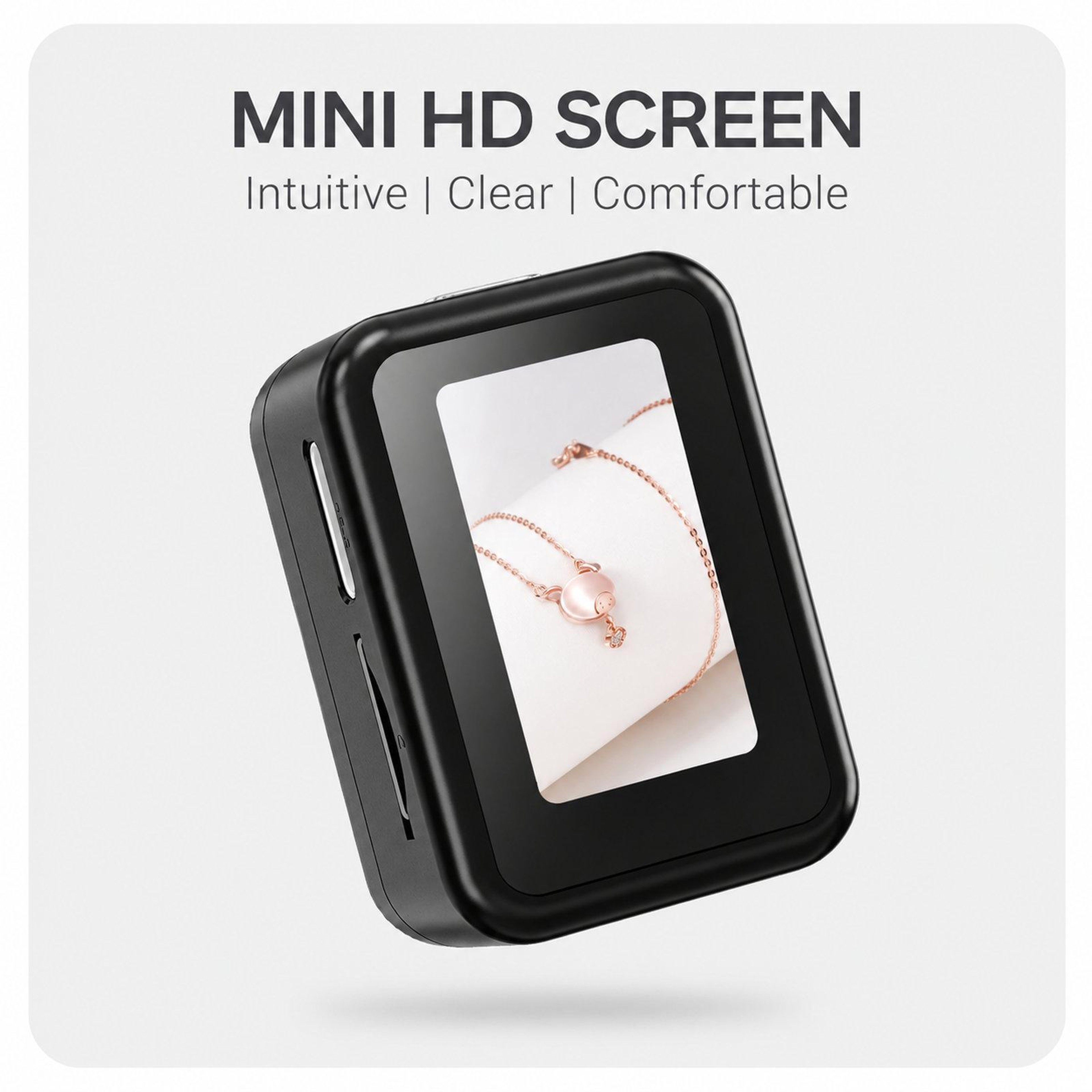 Mini Wearable Body Camera Necklace With 480P Video And Digital Display 6
