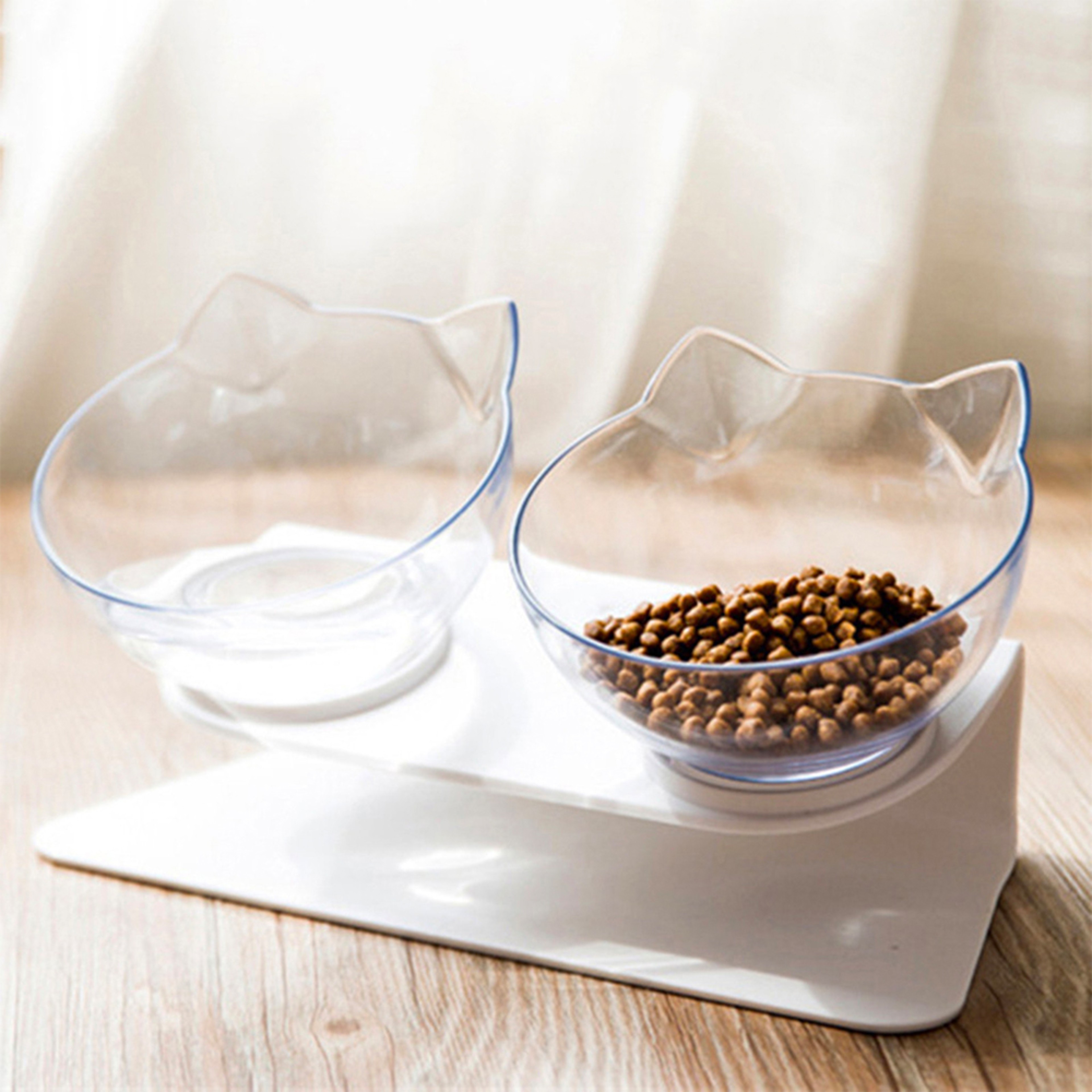 Anti-Vomiting Orthopedic Cat Bowl For Food & Water, Plastic Material – view 7
