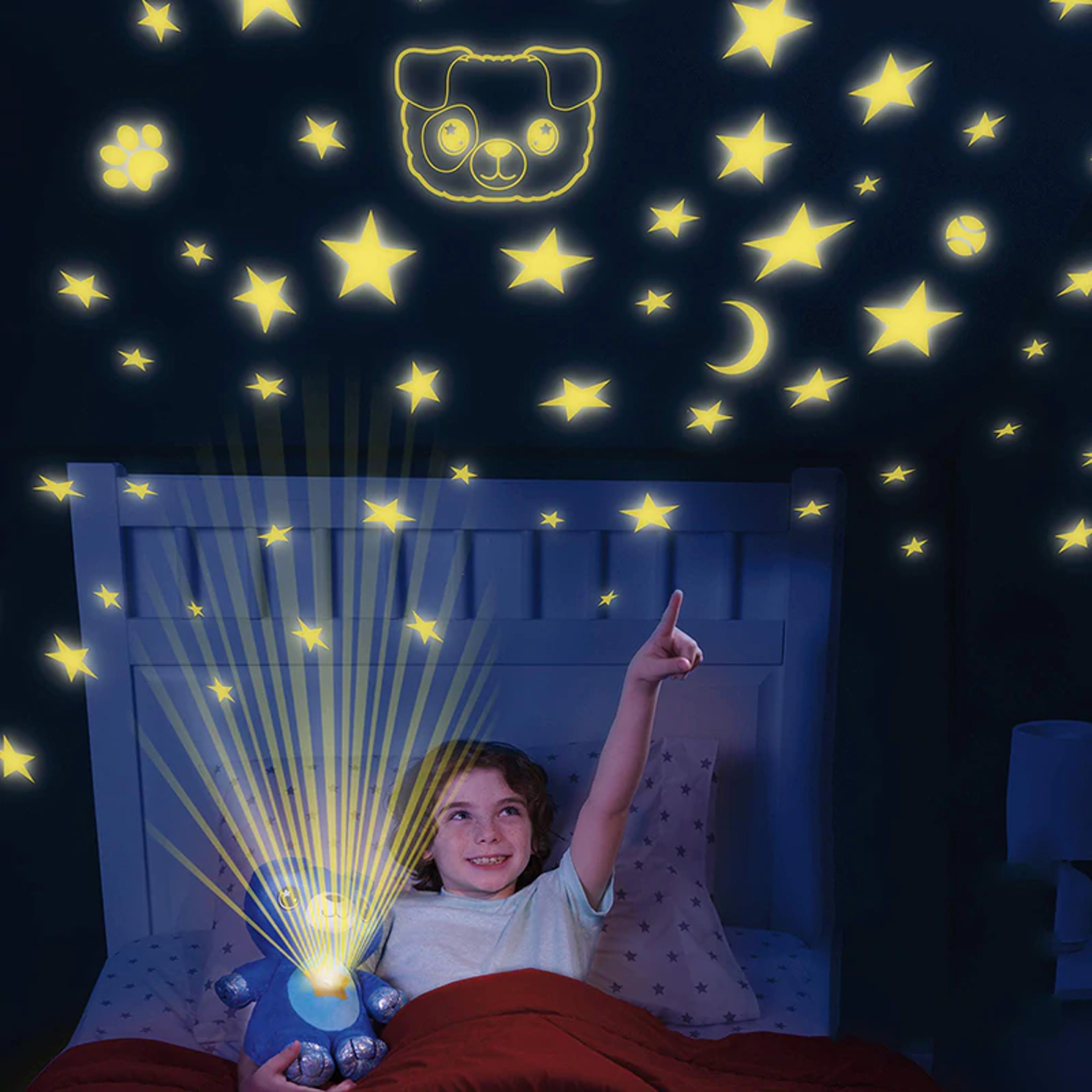 Kids Stuffed Animal Night Light Projector