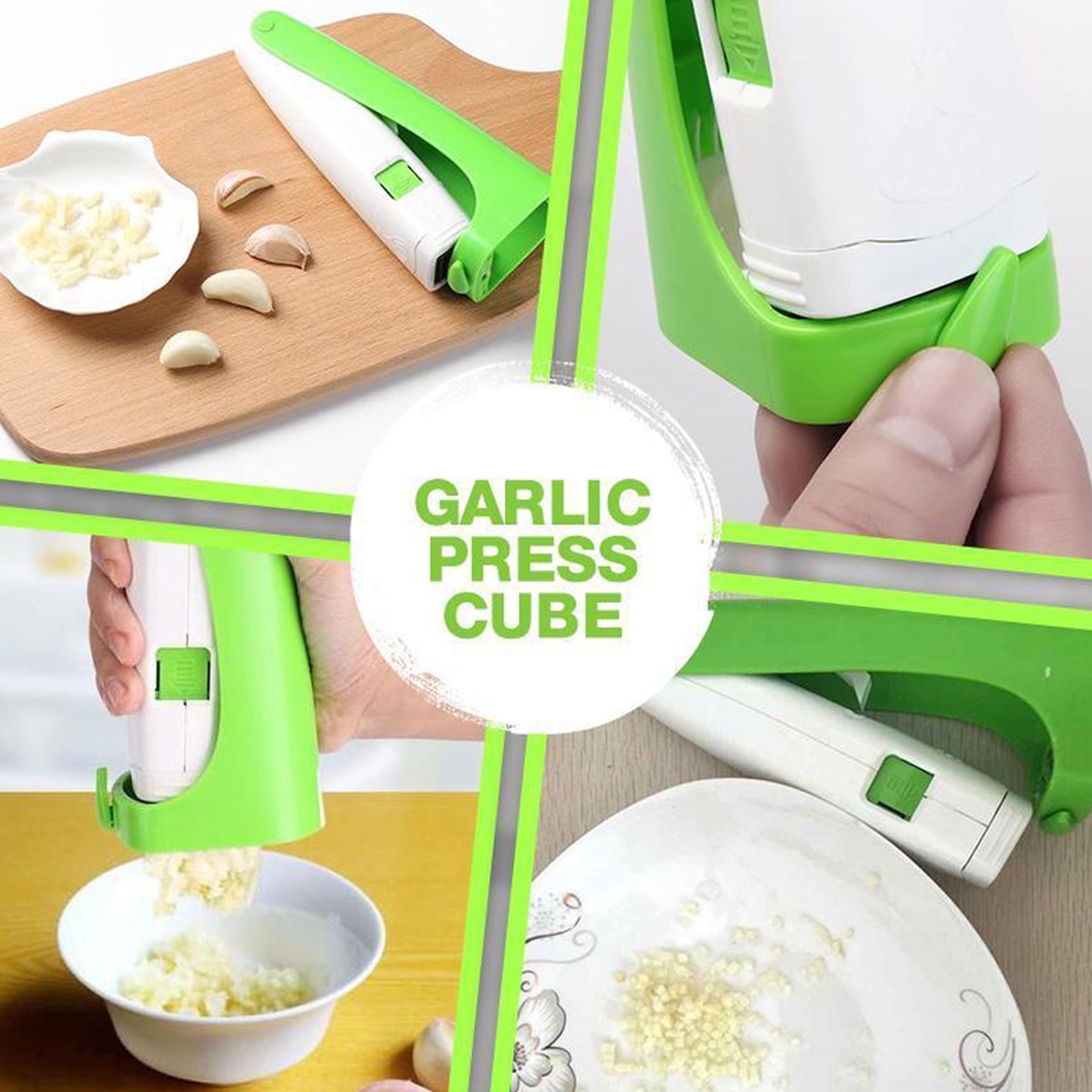 Ergonomic Garlic Cutter & Cuber 4