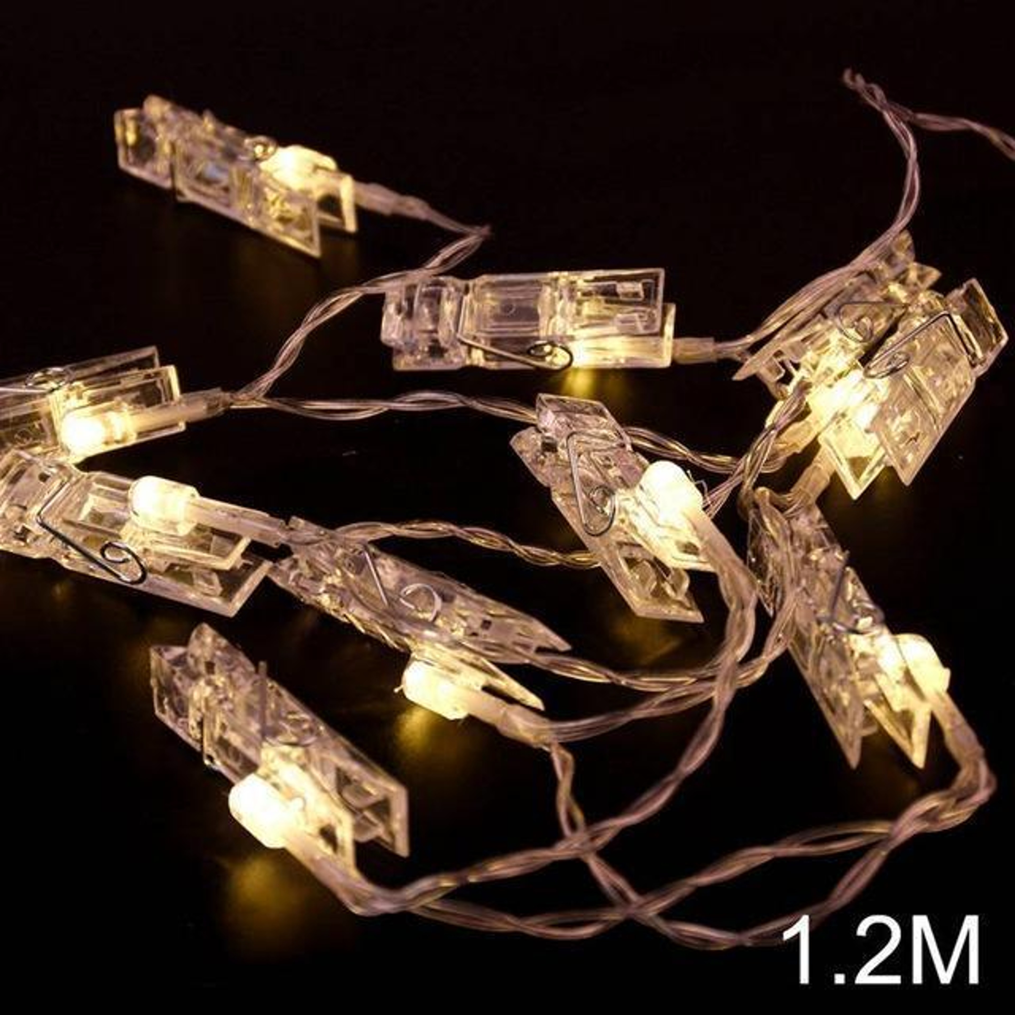 Versatile LED photo string lights for any occasion