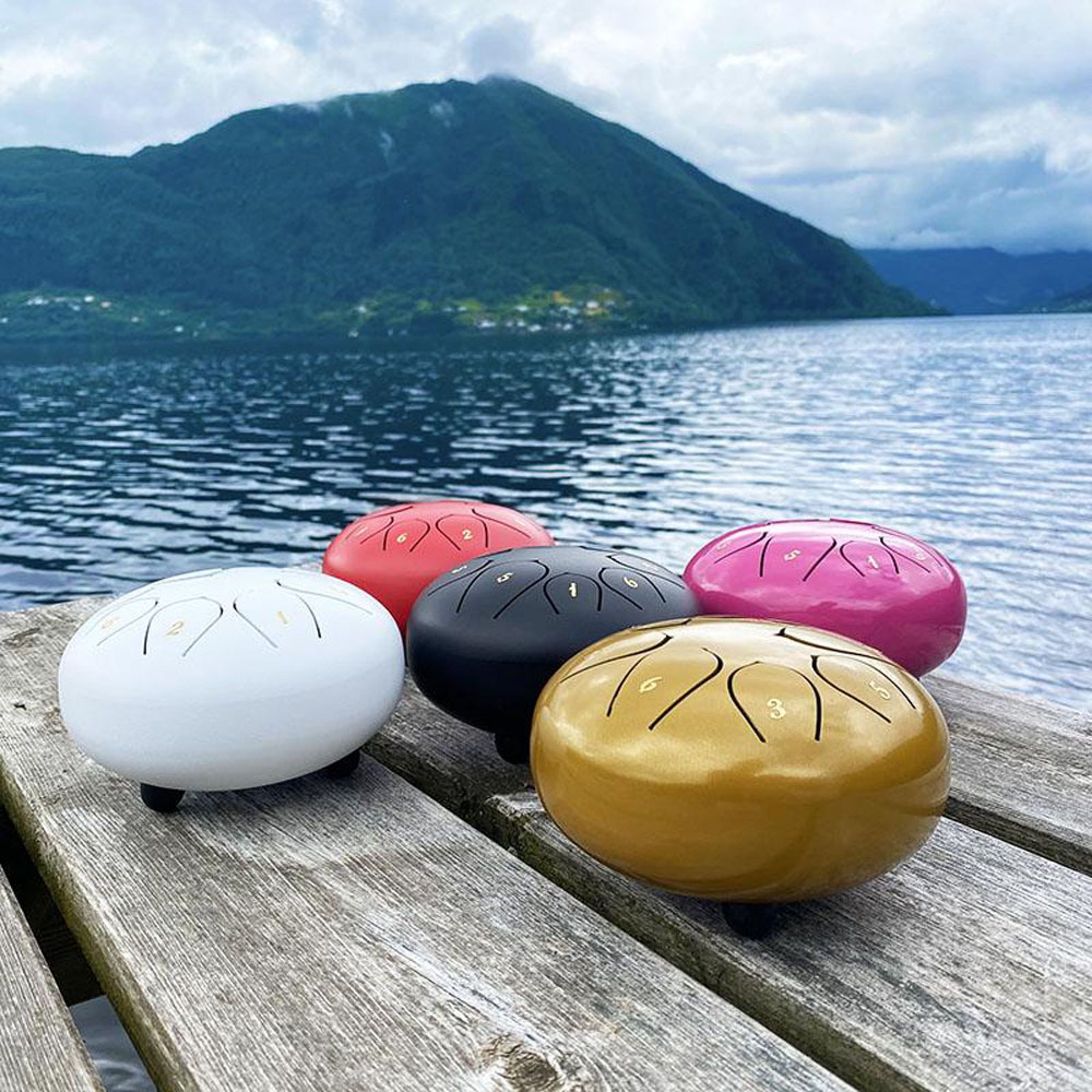 Portable tongue drum for travel