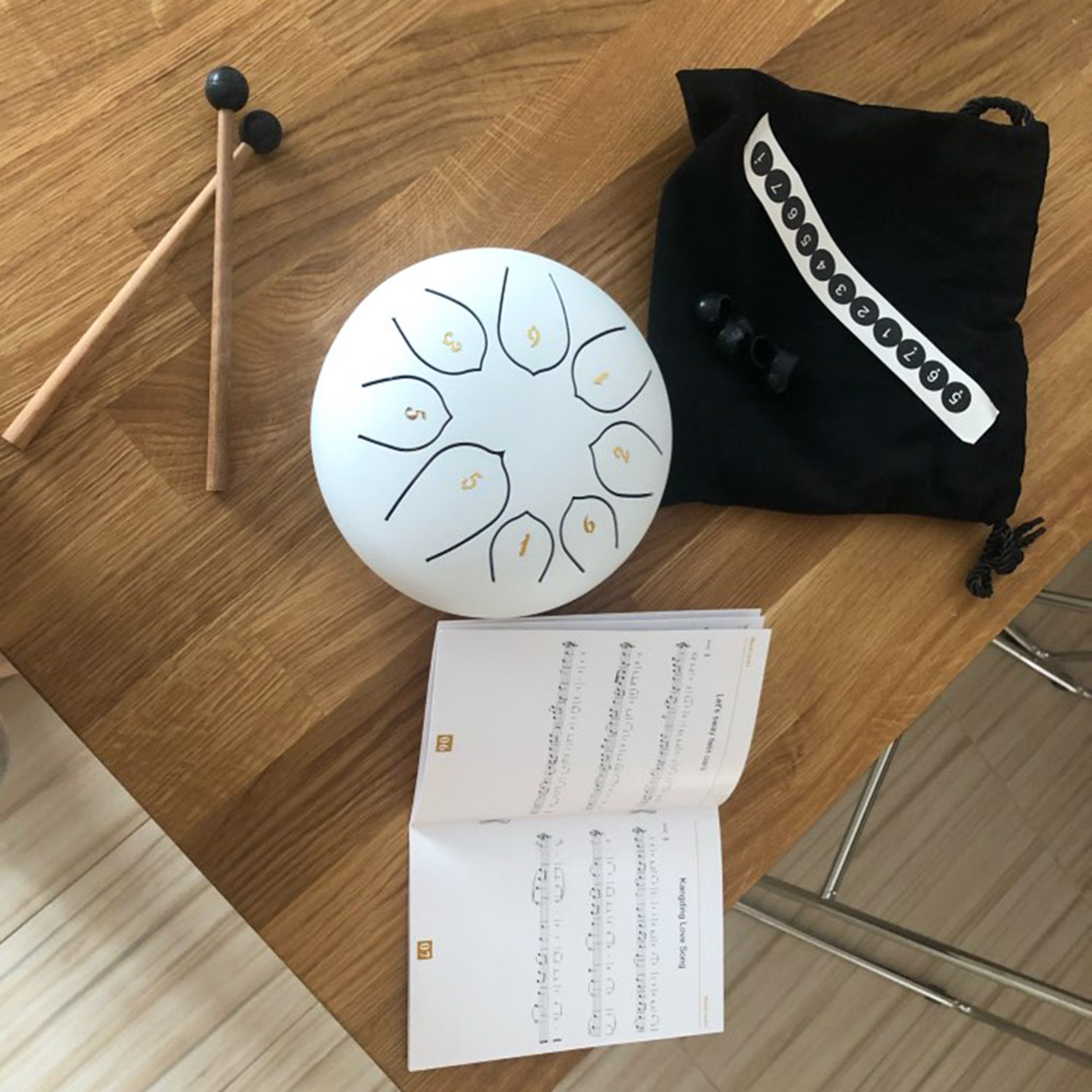 Steel drum for relaxation and meditation