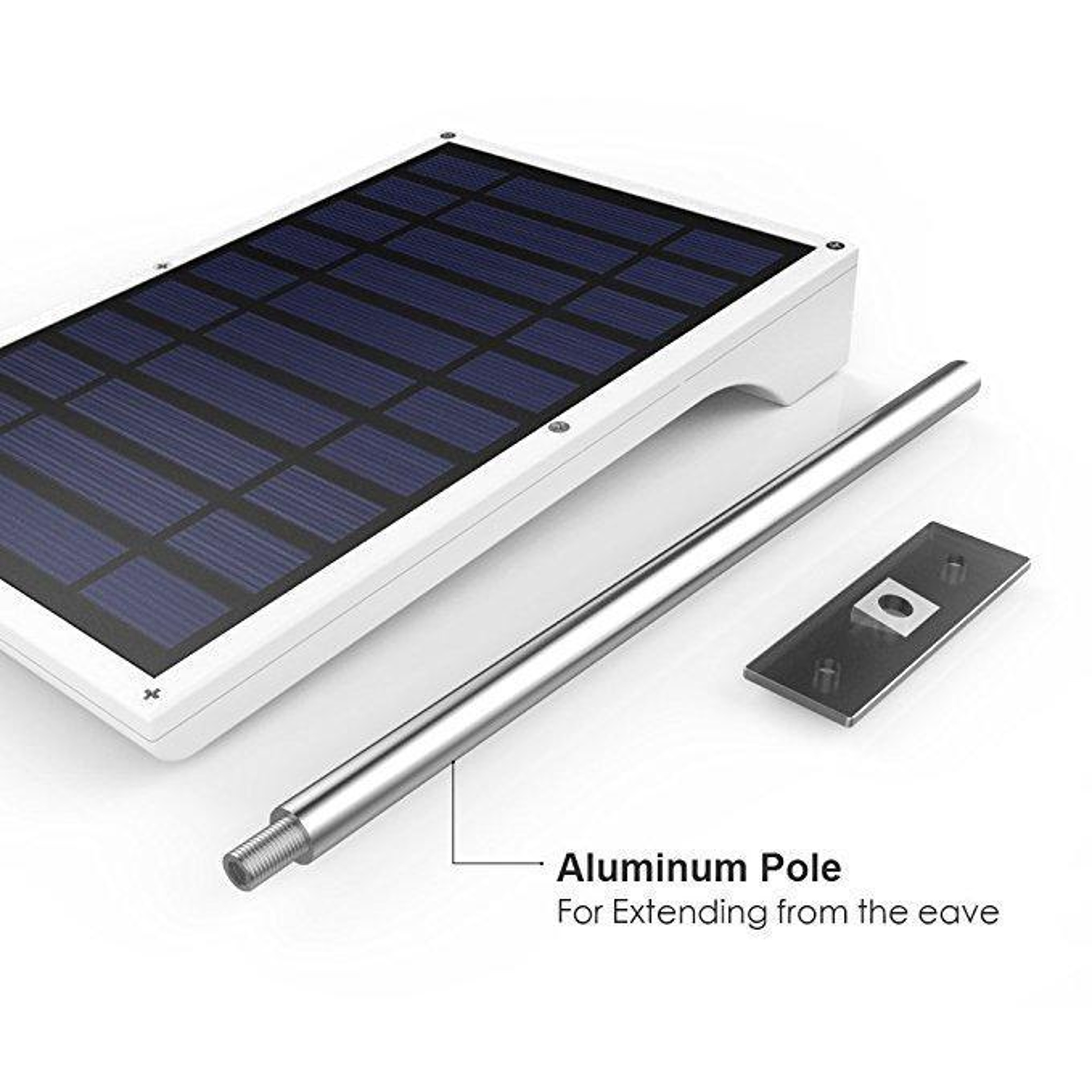 48 LEDs Solar Gutter Light 5