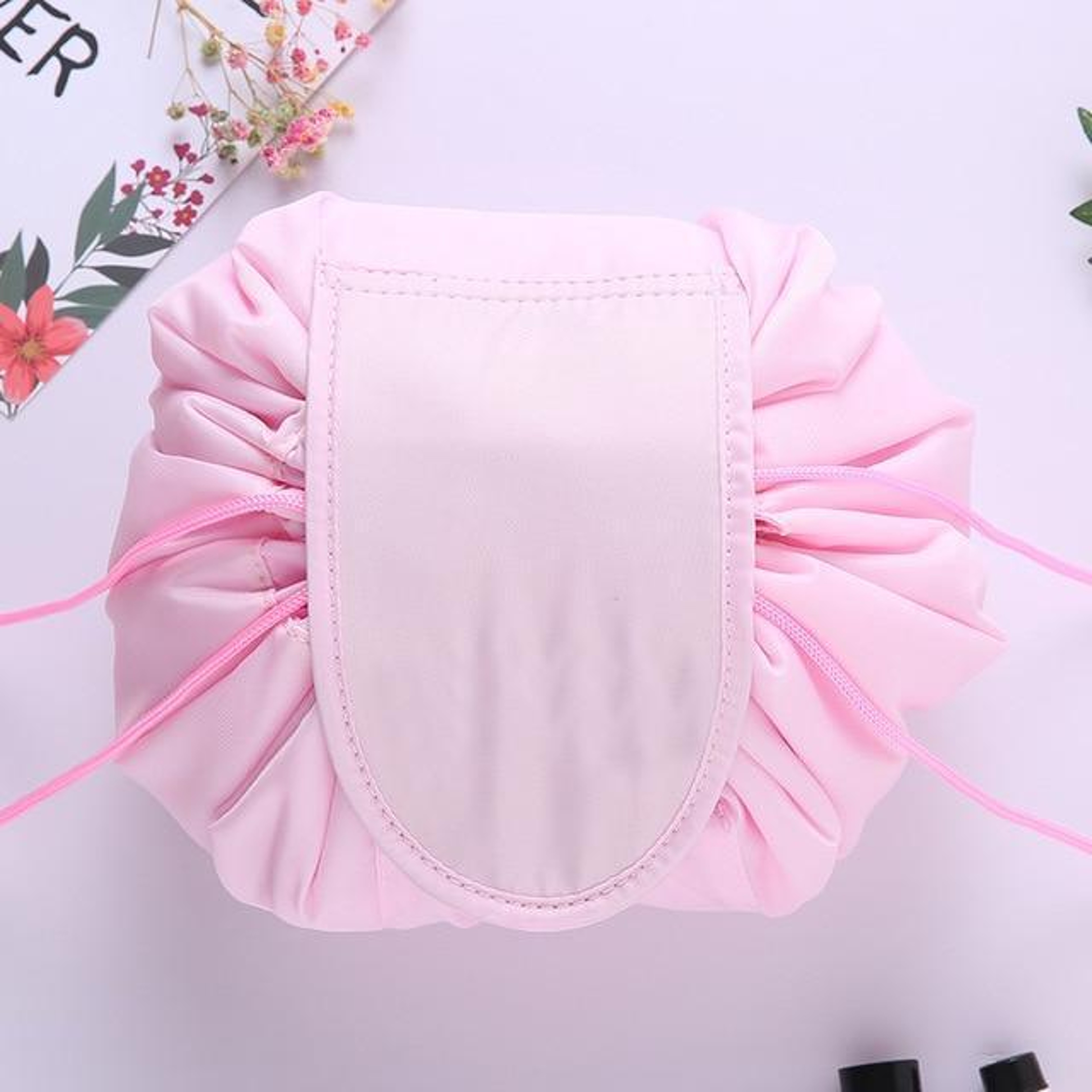 Travel Make Up Wrap Bag  Pink 1