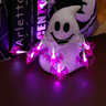 Spooky Halloween Bat String Lights purple 1