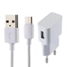 USB Wall Charger 5V 2.1A Fast Charging Adapter with USB-C Cable