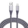 1.2m Nylon Braided USB-C Fast Charging Data Sync Cable 110 Copper Wires