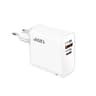 65W GaN USB-C PD Fast Charger for MacBook QC4.0 Multi-Port Power Adapter
