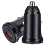 PowerDrive 20W Fast Charging Car Charger with USB-C PD & QC 3.0 Dual Ports