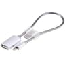 2in1 Micro USB OTG Adapter  USBC OTG Cable Aluminum Alloy Data Charging Cable 24cm 8