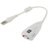 SteelSeries 5H V2 USB Sound Adapter with 7.1 Virtual Surround Sound External Sound Card
