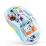 HXSJ M333 Transparent Wireless Mouse TriMode Bluetooth Mouse Rechargeable Silent Wireless Mouse 11