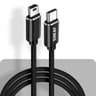ENKAY USB C to Mini USB Cable 1M Fast Charging Data Sync Cord for Cameras GPS MP3 and Mini USB Devices