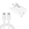 TE-PD46 GaN Charger 45W USB C Fast Charger with 60W USB C Cable for Laptop Phone and Tablet