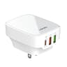 LDNIO Q334 32W USB C Fast Charger Dual USB Wall Charger With Type C Cable US Plug 20