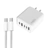 120W USB C Multi Port Fast Charger 5 Port PD Quick Charge Wall Charger US Plug 8